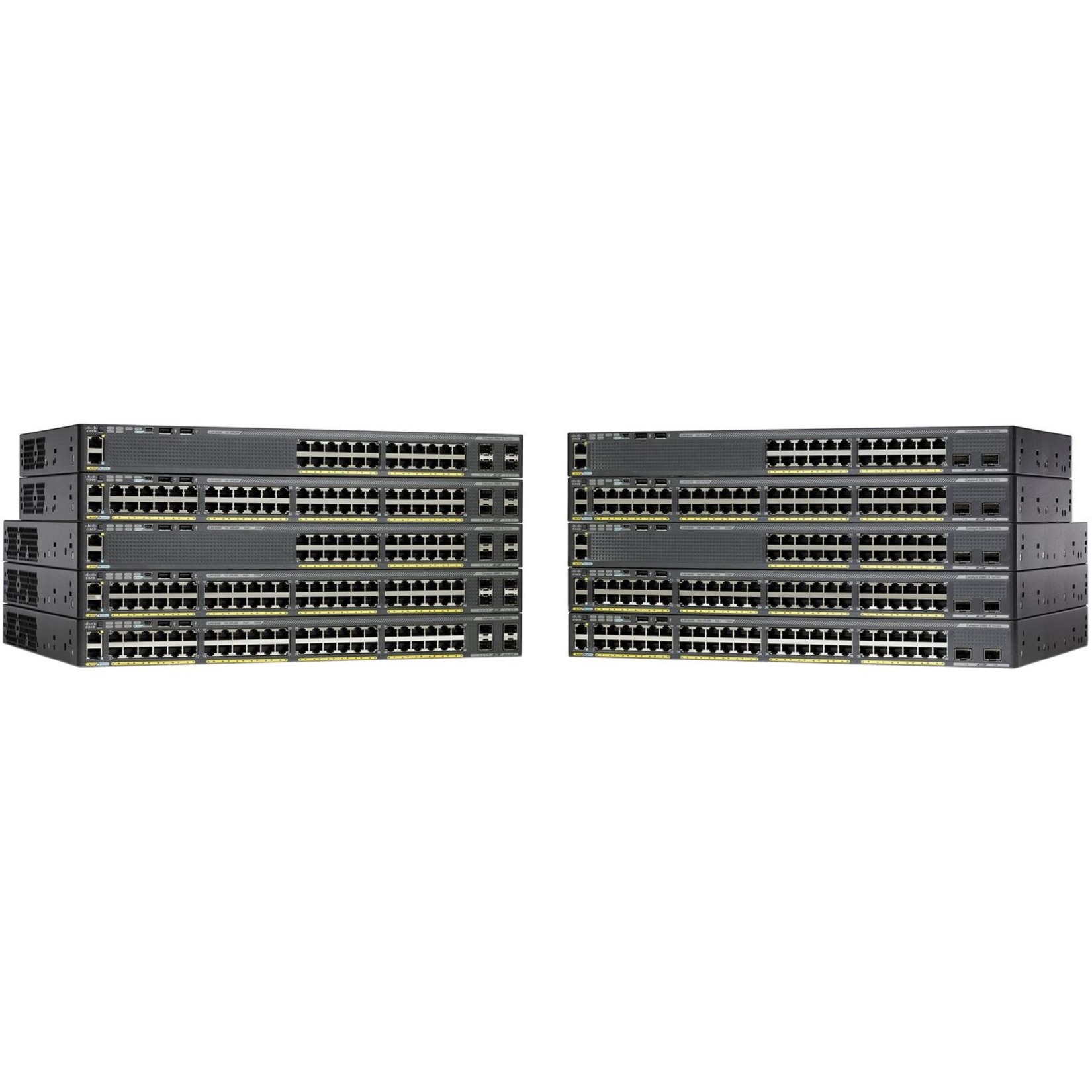 Cisco Catalyst 2960X-48FPD-L Ethernet Switch - 48 Ports - Manageable - 10/100/1000Base-T - Refurbished - 2 Layer Supported - 1U - Rack-mountable, Desktop - Lifetime Limited Warranty