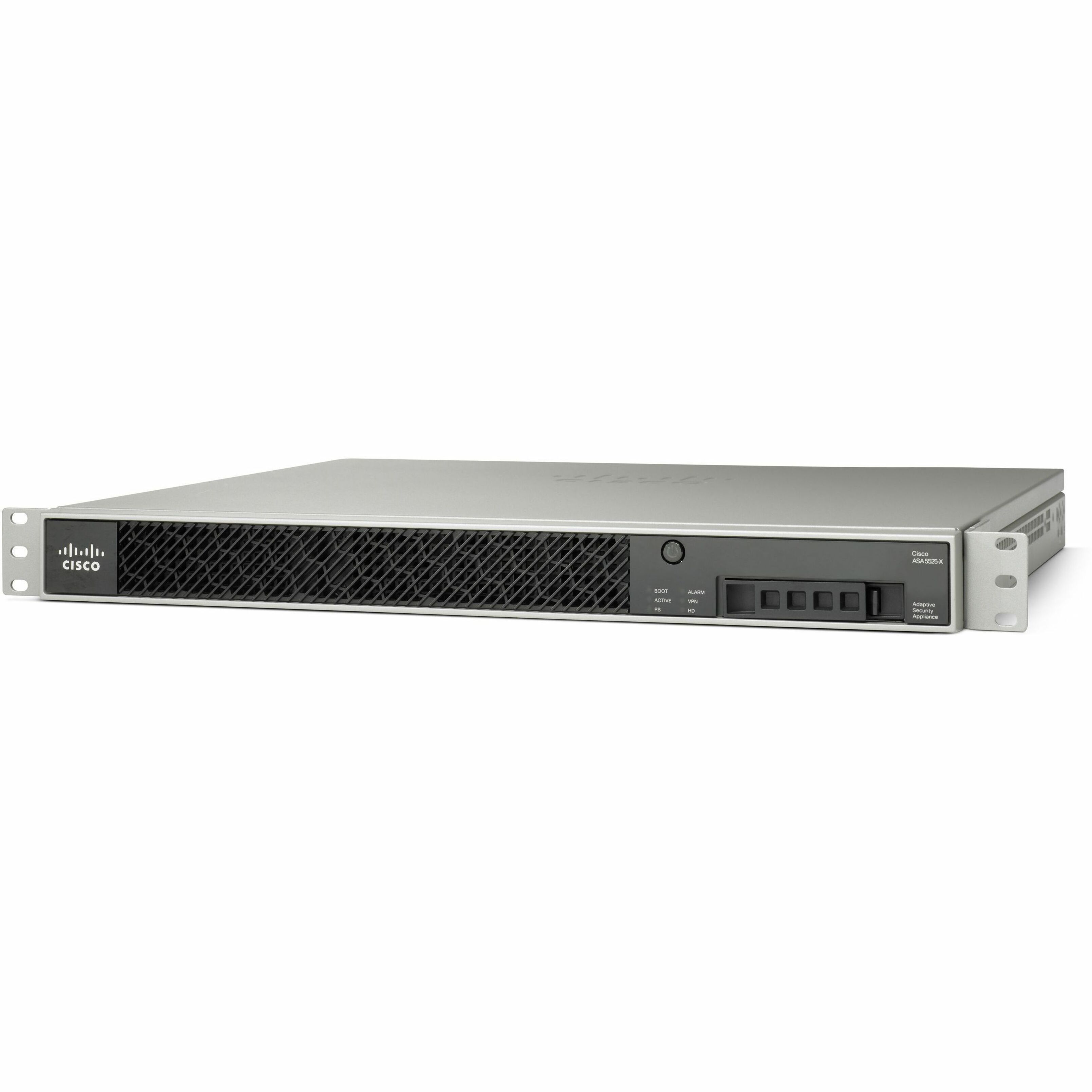 Cisco ASA 5525-X Firewall Edition - 8 Port - 10/100/1000Base-T - Gigabit Ethernet - 2 Gbit/s Firewall Throughput - 3DES, AES - 8 x RJ-45 - 1 Total Expansion Slots - 1U - Rack-mountable