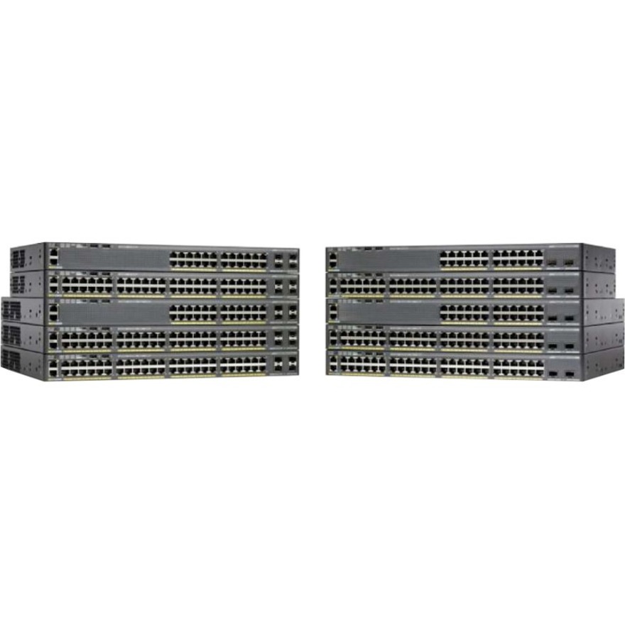 Cisco Catalyst 2960X-48LPD-L Ethernet Switch - 48 Ports - Manageable - 10/100/1000Base-T - Refurbished - 3 Layer Supported - PoE Ports - Rack-mountable - Lifetime Limited Warranty