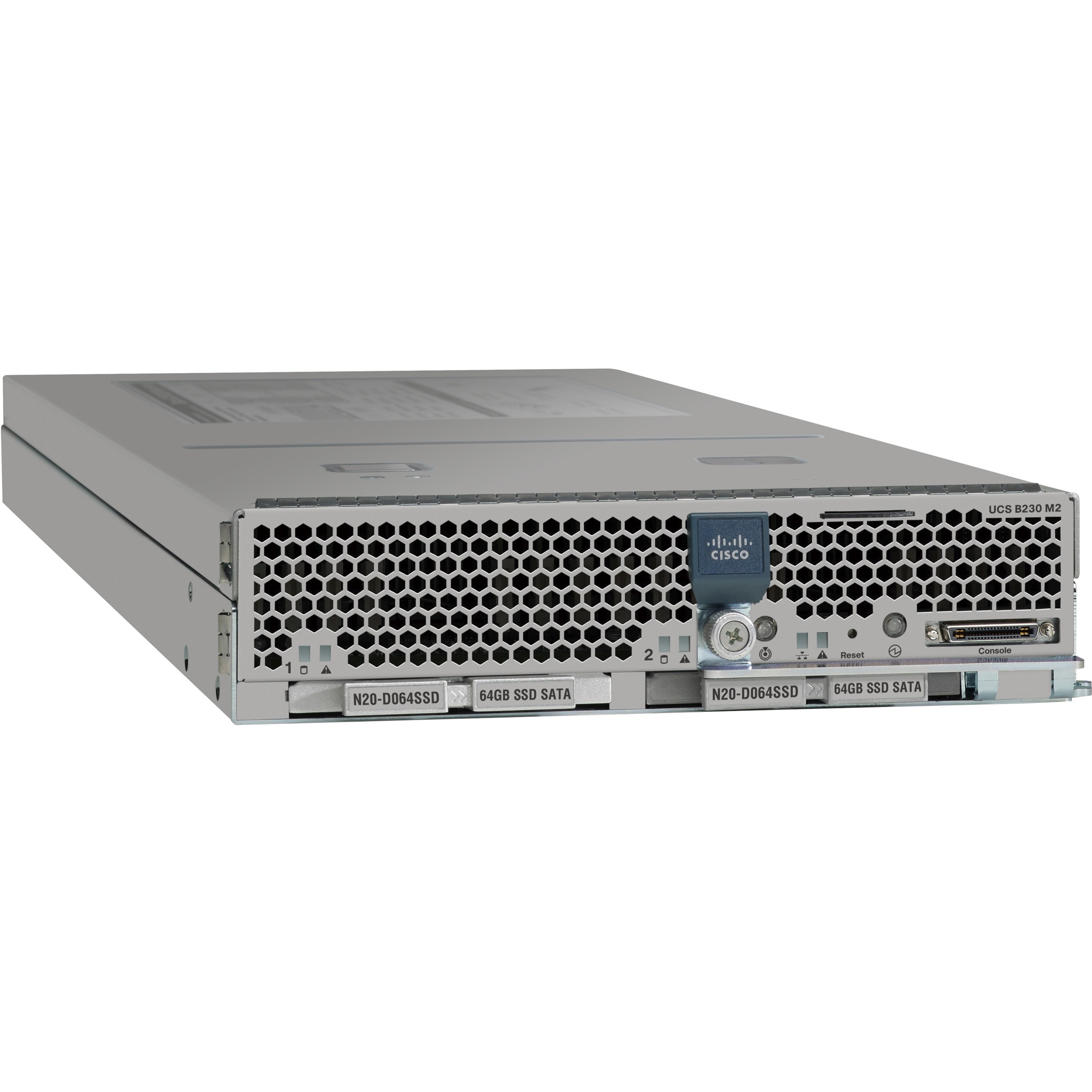 Cisco B230 M2 Barebone System - Refurbished - Blade - Socket LGA-1567 - 2 x Processor Support - 512 GB DDR3 SDRAM Maximum RAM Support - 32 Total Memory Slots - Serial Attached SCSI (SAS) RAID Supporte