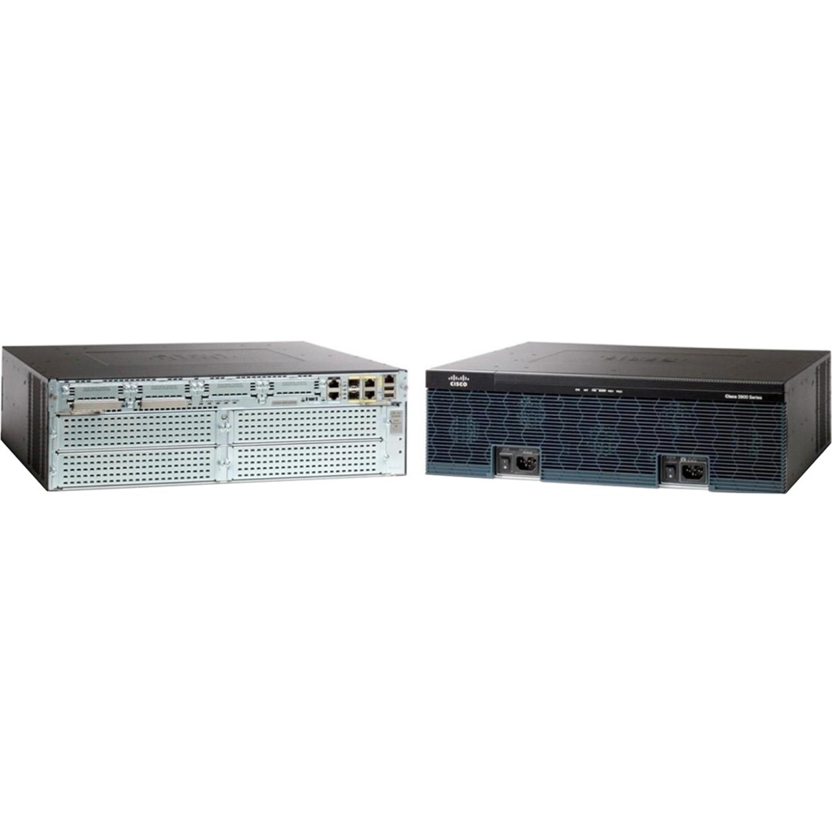 Cisco 3945 Router - Refurbished - 3 Ports - Management Port - 17 - 1 GB - Gigabit Ethernet - 3U - Rack-mountable - 90 Day