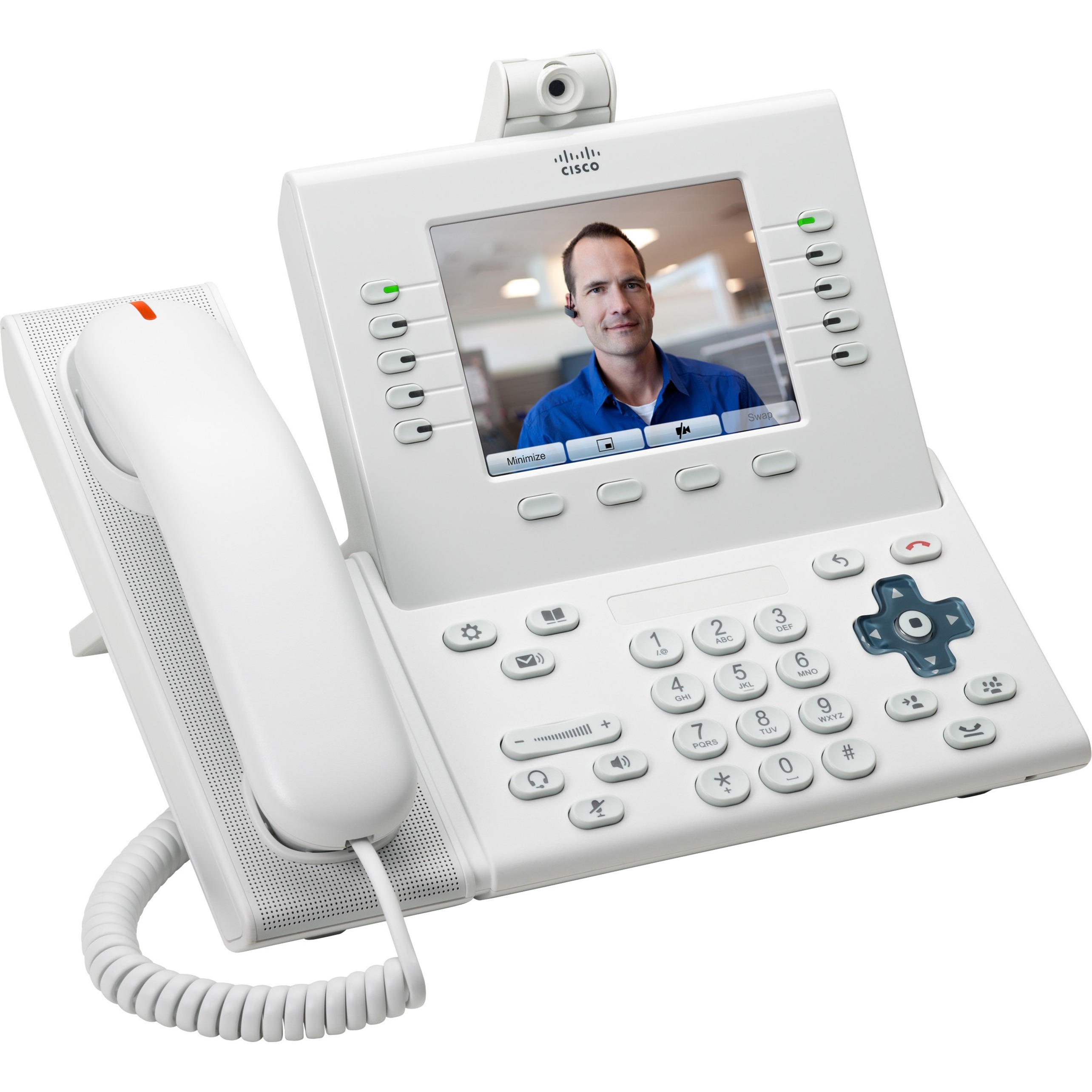 Cisco Unified 9951 IP Phone - Refurbished - Desktop - Charcoal Gray - VoIP - 5" LCD - Unified Communications Manager - 2 x Network (RJ-45) - PoE Ports
