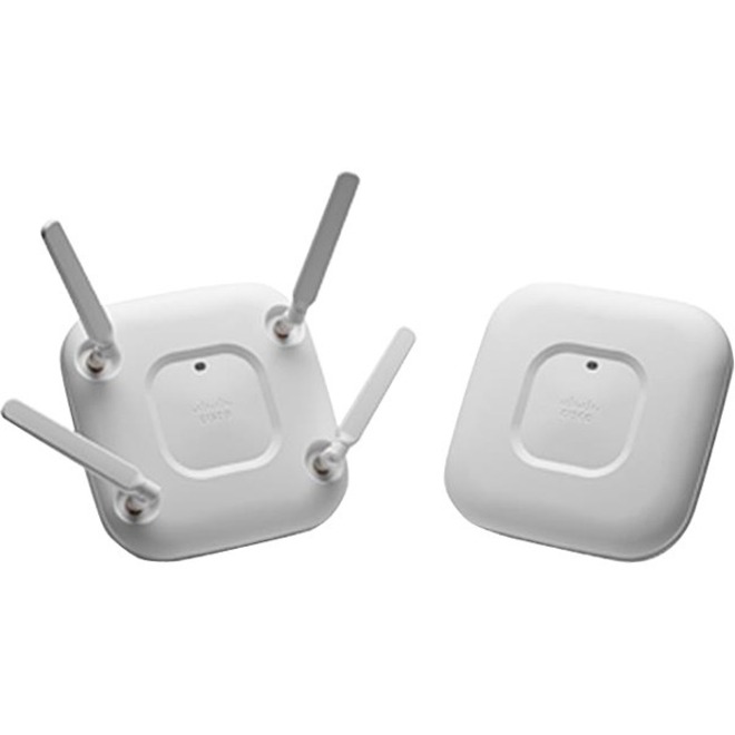 Cisco Aironet 2702I IEEE 802.11ac 1.27 Gbit/s Wireless Access Point - 2.46 GHz, 5.87 GHz - MIMO Technology - 2 x Network (RJ-45) - Ethernet, Fast Ethernet, Gigabit Ethernet - Ceiling Mountable