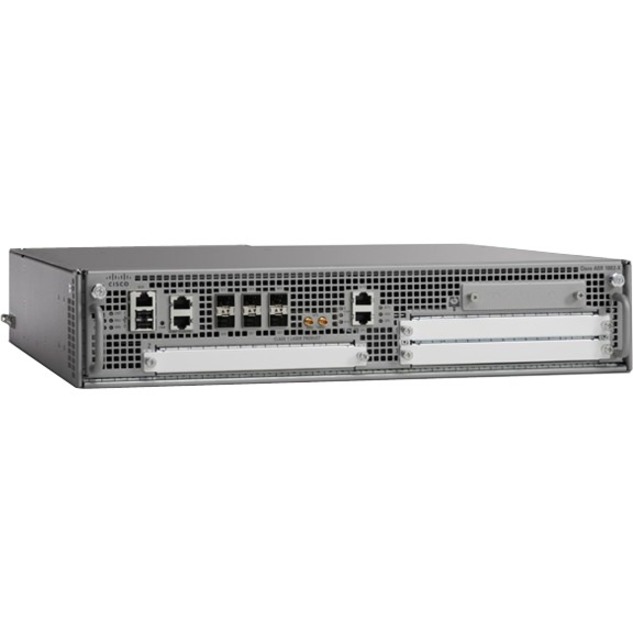 Cisco ASR1002-X Router Chassis - Refurbished - 6 Ports - Management Port - 9 - 4 GB - Gigabit Ethernet - 2U - Rack-mountable, Desktop - 90 Day