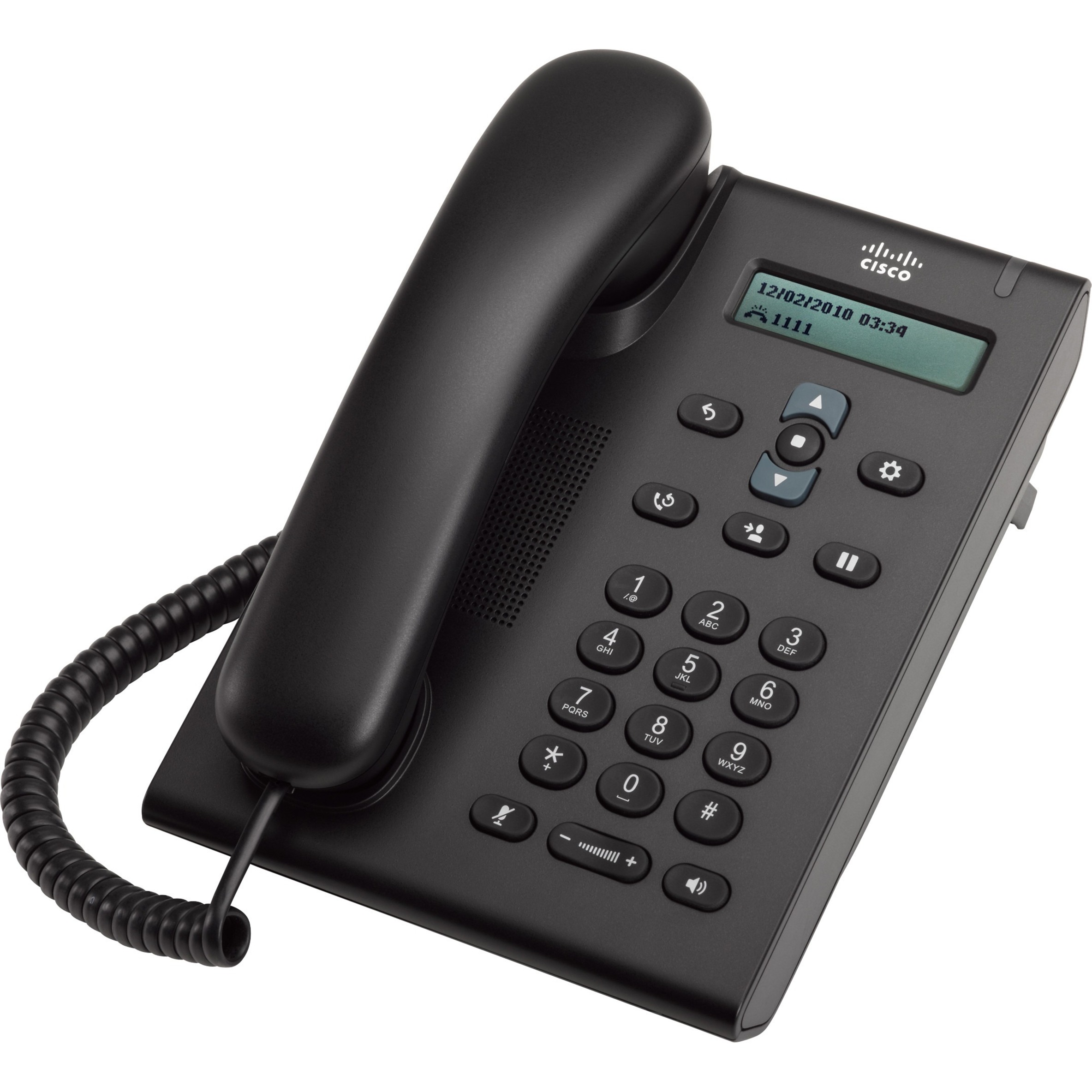 Cisco 3905 IP Phone - Refurbished - Wall Mountable, Desktop - Charcoal - 1 x Total Line - VoIP - 2 x Network (RJ-45) - PoE Ports