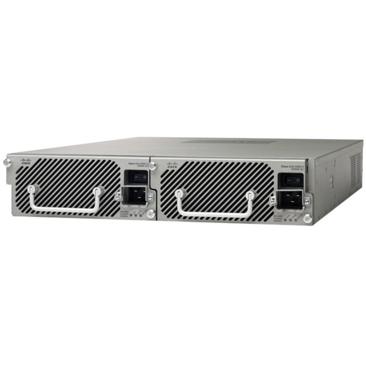 Cisco ASA 5585-X Chassis with SSP-40 - 12 Port - 10/100/1000Base-T - Gigabit Ethernet - AES, 3DES - 12 x RJ-45 - 8 Total Expansion Slots - 2U - Rack-mountable