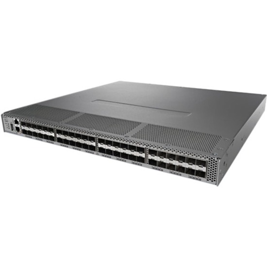 Cisco MDS 9148S 16G Multilayer Fabric Switch with 12 enabled ports and 12 x 8G SW SFP+ - 8 Gbit/s - 12 Fiber Channel Ports - 2 x RJ-45 - Gigabit Ethernet - 48 x Total Expansion Slots - Manageable - Ra
