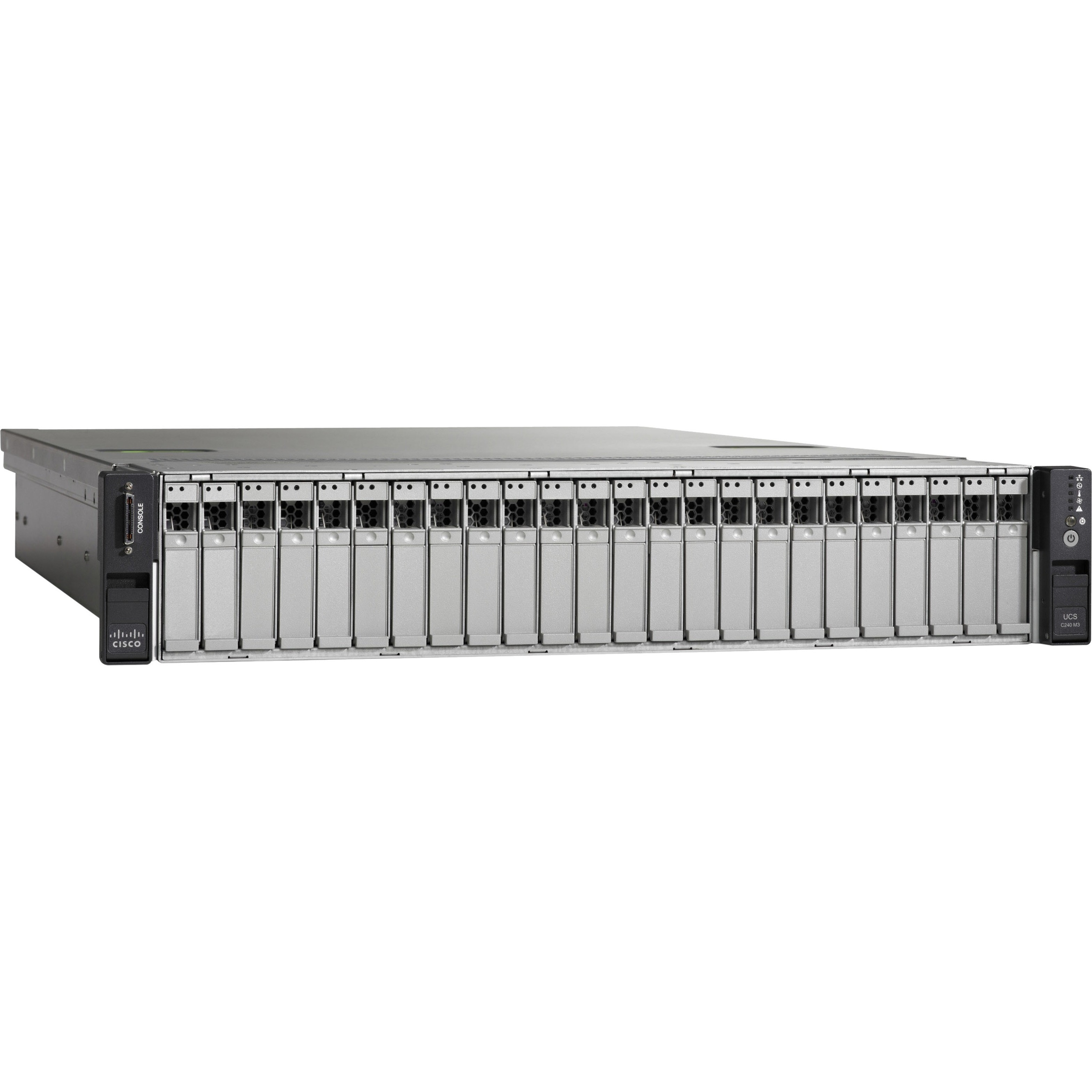 Cisco C240 M3 2U Rack Server - 2 Xeon E5-2650 v2 2.60 GHz - 128 GB RAM - Serial ATA/600, 6Gb/s SAS Controller - 2 Processor Support - 768 GB RAM Support - DDR3 SDRAM - Gigabit Ethernet