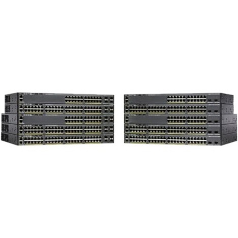 Cisco Catalyst 2960X-48LPS-L Ethernet Switch - 48 Ports - Manageable - 10/100/1000Base-T, 1000Base-X - Refurbished - 2 Layer Supported - Modular - 4 SFP Slots - PoE Ports - Rack-mountable - Lifetime L