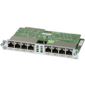 Cisco 8 Port 10/100/1000 Enhanced High-Speed WAN Interface Gigabit Ethernet Switch - For Wide Area Network - 8 x RJ-45 100/1000Base-T WAN