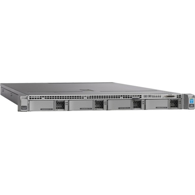 Cisco C220 M4 1U Rack Server - 2 Xeon E5-2609 v3 1.90 GHz - 64 GB RAM - 12Gb/s SAS, Serial ATA Controller - Intel C610 Chip - 2 Processor Support - DDR4 SDRAM - 0, 1, 5, 10 RAID Levels - Gigabit Ether