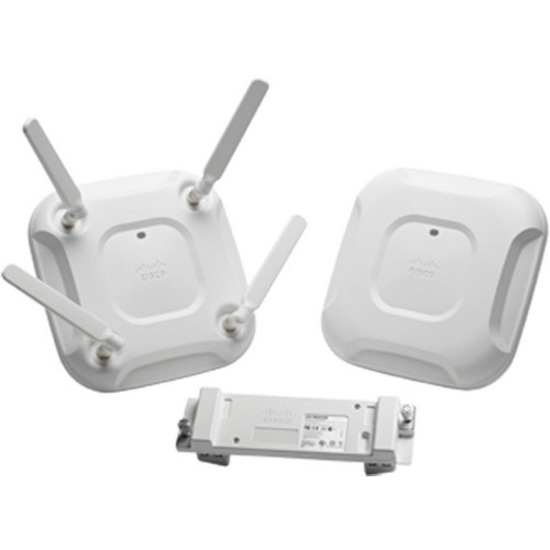 Cisco Aironet 3702E IEEE 802.11ac 1.27 Gbit/s Wireless Access Point - 2.47 GHz, 5.70 GHz - MIMO Technology - Ethernet, Fast Ethernet, Gigabit Ethernet - Ceiling Mountable - 10