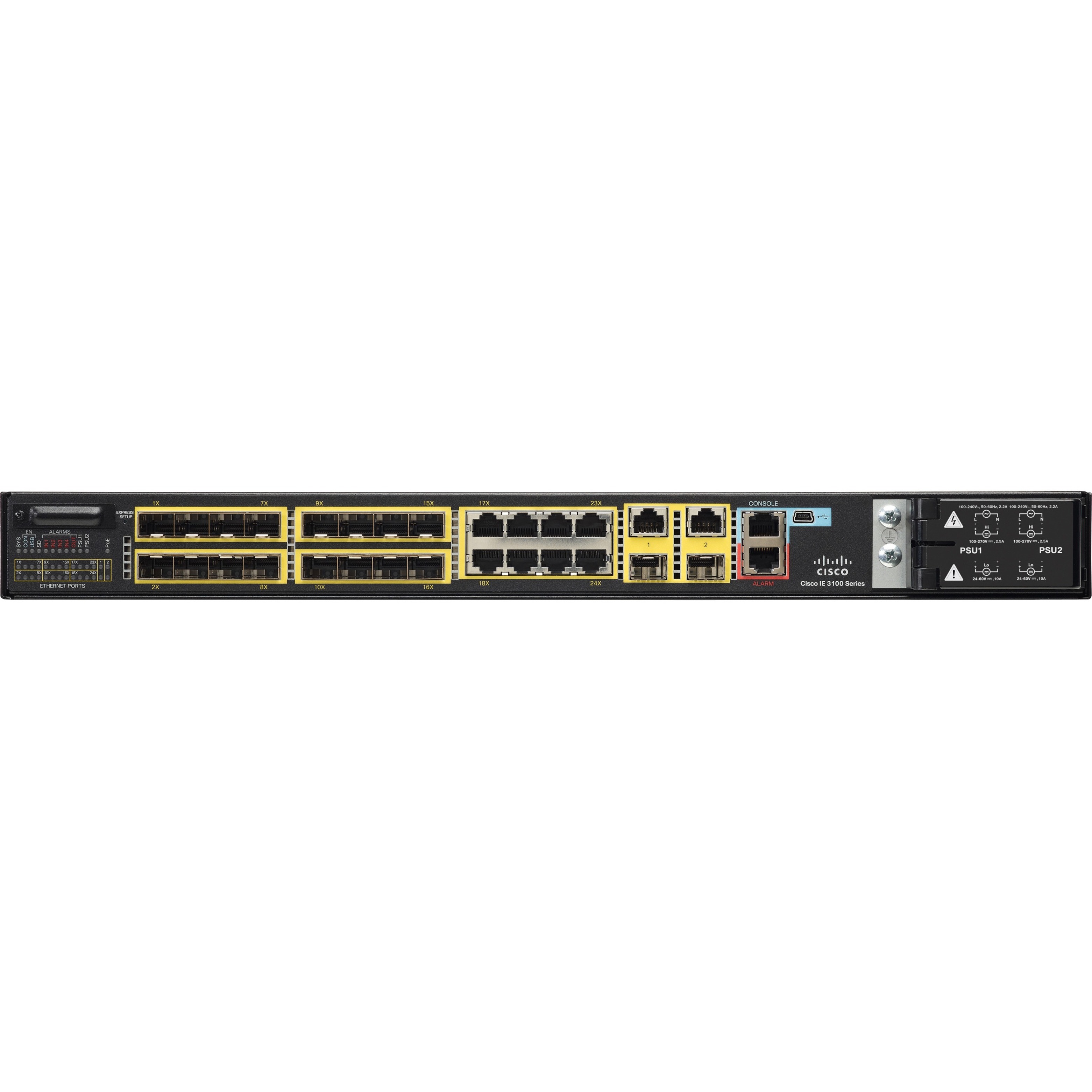 Cisco CGS-2520-16S-8PC Connected Grid Switch - 10 Ports - Manageable - Gigabit Ethernet, Fast Ethernet - 10/100/1000Base-T, 10/100Base-TX, 100Base-X, 1000Base-X - 2 Layer Supported - Modular - 18 SFP 