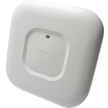 Cisco Aironet 1702I IEEE 802.11ac 867 Mbit/s Wireless Access Point - 2.46 GHz, 5.83 GHz - MIMO Technology - 2 x Network (RJ-45) - Ethernet, Fast Ethernet, Gigabit Ethernet - Ceiling Mountable