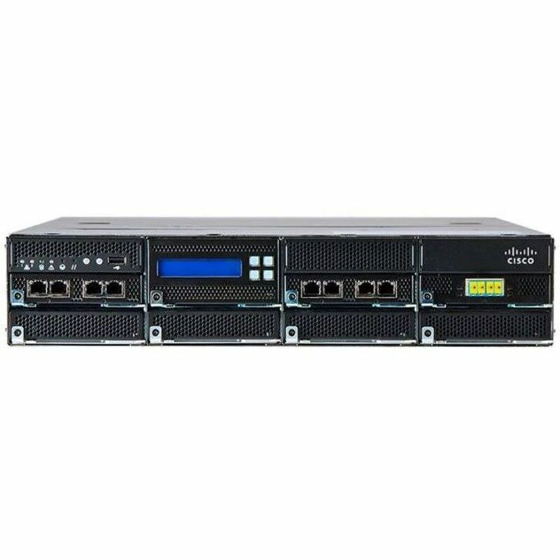 Cisco FirePOWER 8140 Chassis and Subscription Bundle - Intrusion Prevention - 10 Gbit/s Firewall Throughput - 3 Total Expansion Slots - Rack-mountable