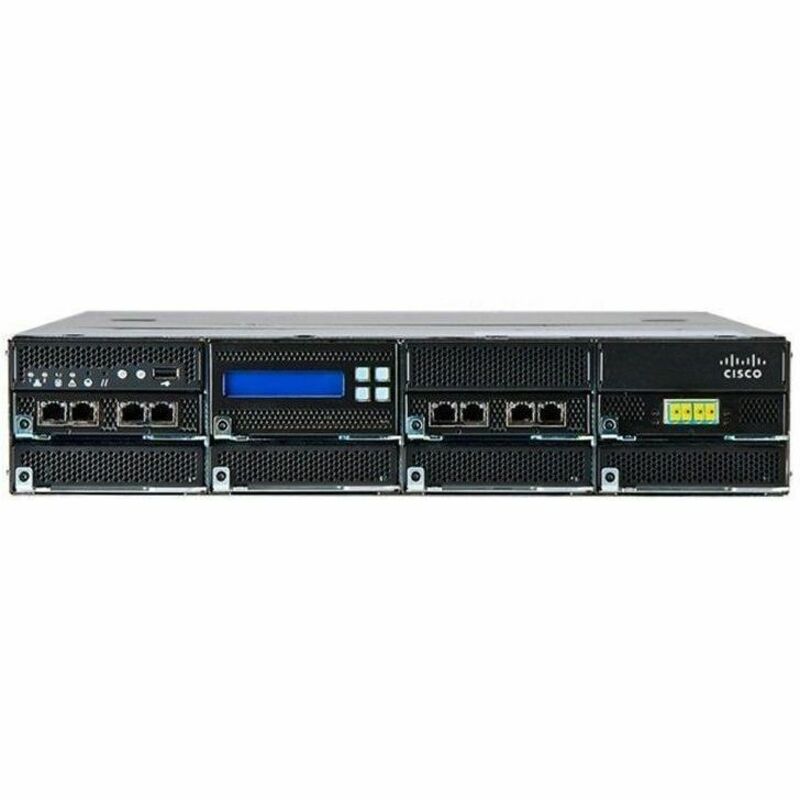Cisco FirePOWER 8370 Chassis and Subscription Bundle - Intrusion Prevention - 90 Gbit/s Firewall Throughput - 5 Total Expansion Slots