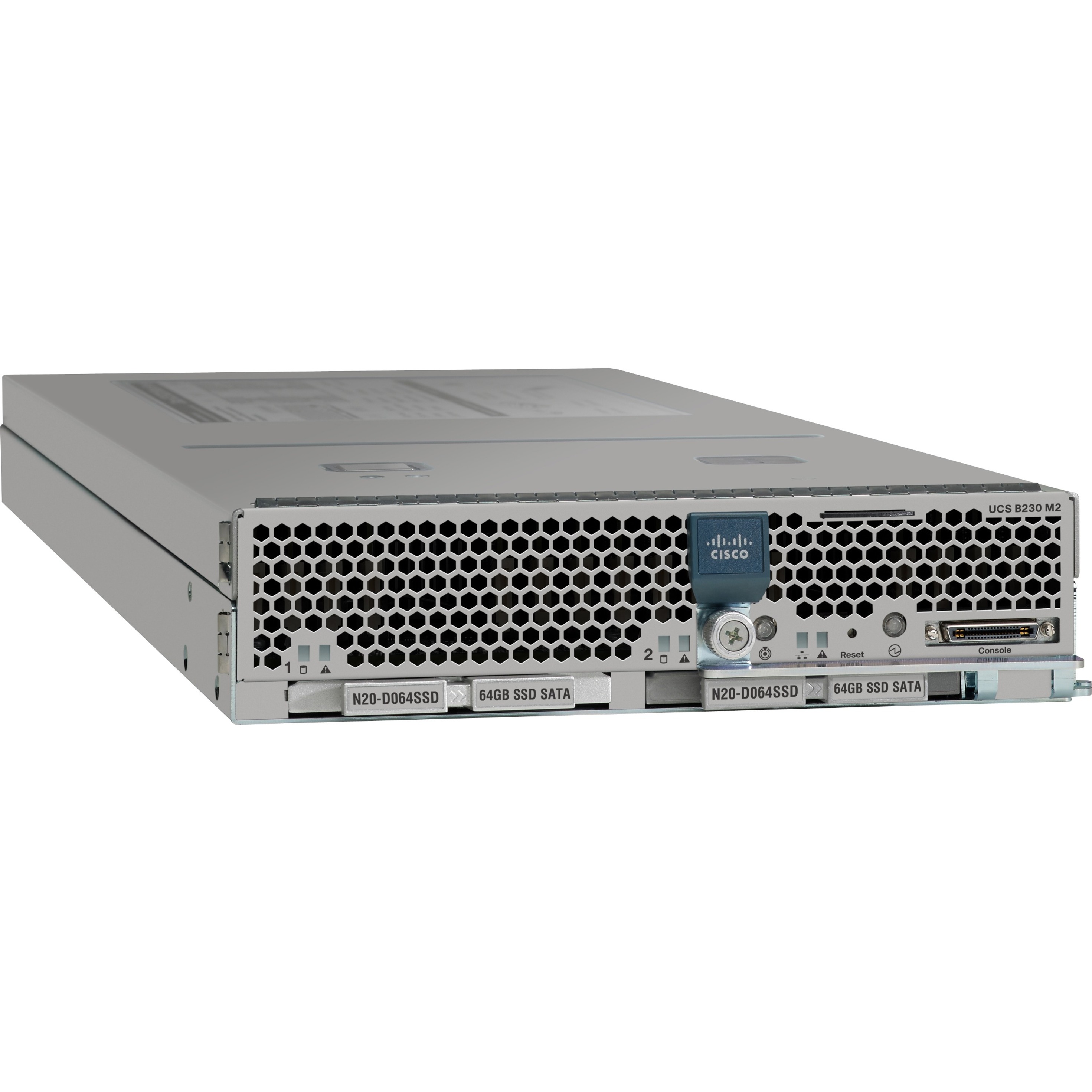Cisco B230 M2 Barebone System - Blade - 2 x Processor Support - 512 GB DDR3 SDRAM Maximum RAM Support - 32 Total Memory Slots - Serial Attached SCSI (SAS) RAID Supported Controller - Processor Support