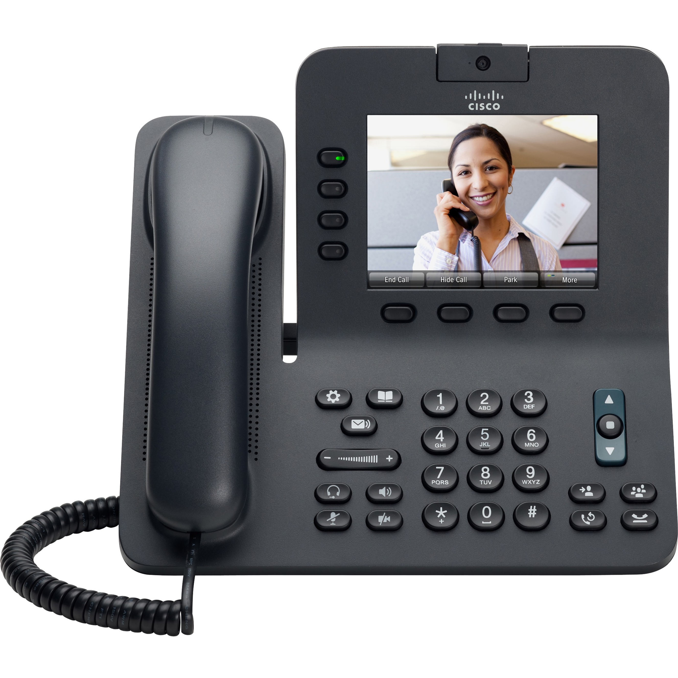 Cisco 8941 IP Phone - Refurbished - 1 x Total Line - VoIP - 5" LCDNetwork (RJ-45) - PoE Ports