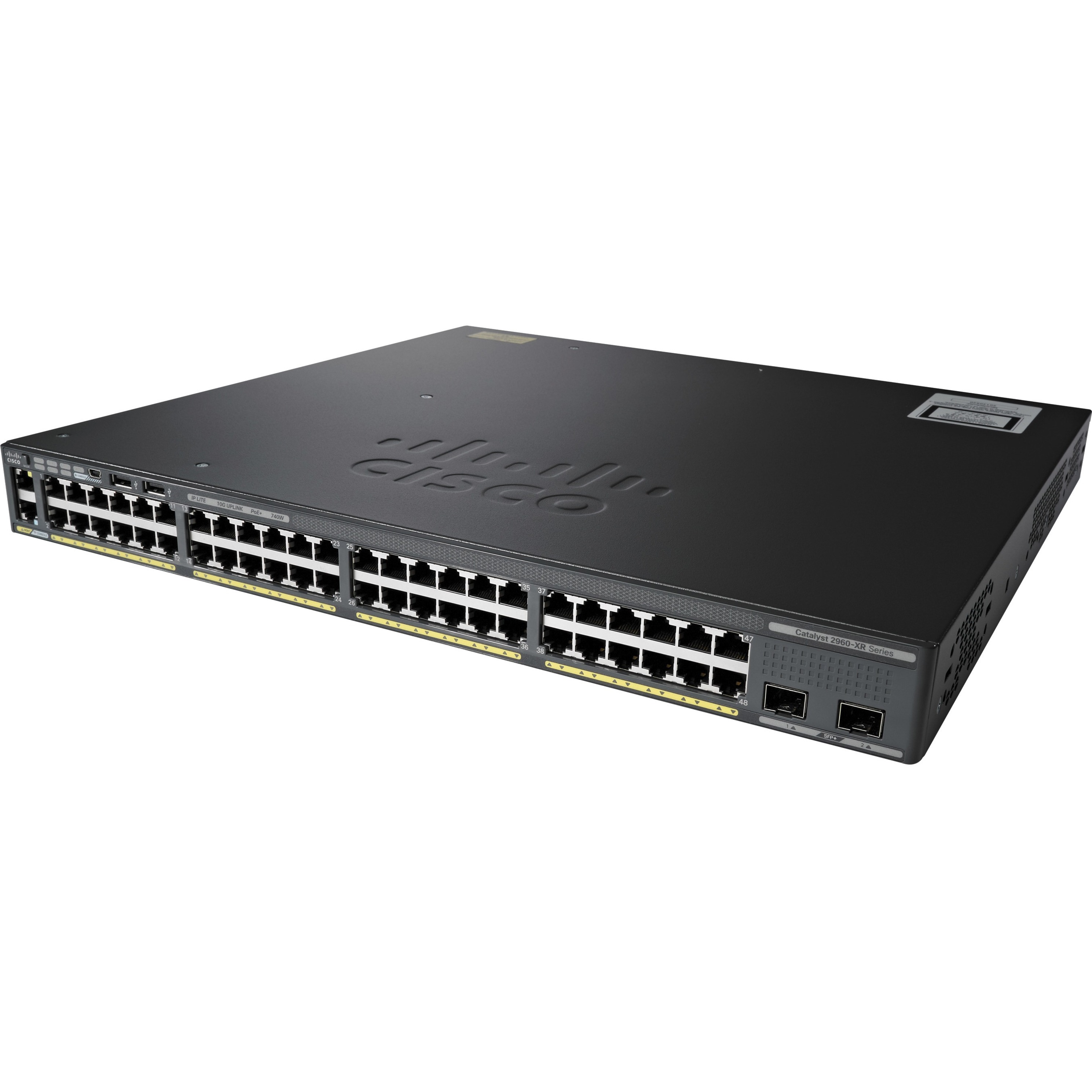 Cisco Catalyst 2960XR-24TS-I Ethernet Switch - 24 Ports - Manageable - Gigabit Ethernet - 10/100/1000Base-T, 1000Base-X - Refurbished - 3 Layer Supported - 4 SFP Slots - Twisted Pair, Optical Fiber - 