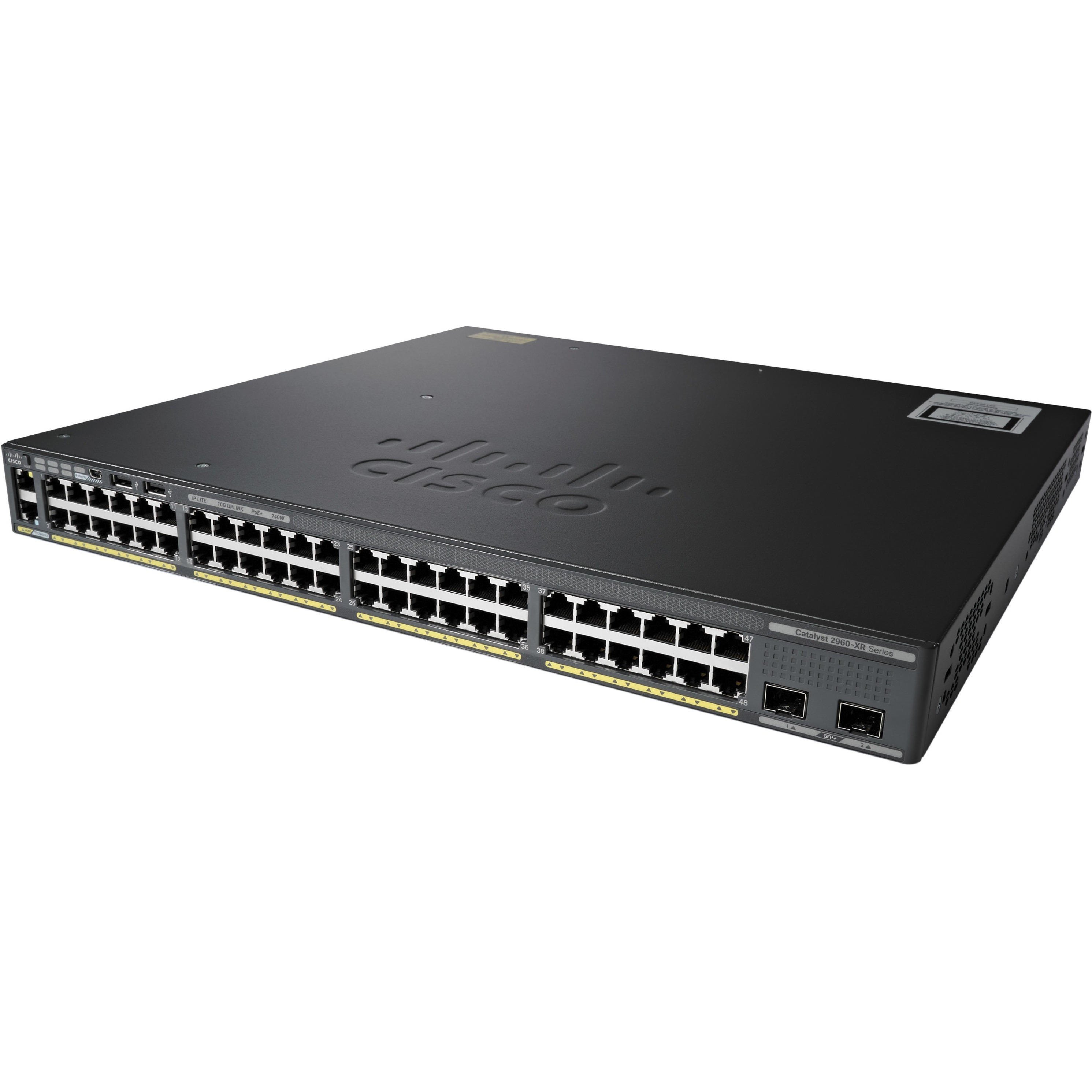 Cisco Catalyst 2960XR-48TS-I Ethernet Switch - 48 Ports - Manageable - Gigabit Ethernet - 10/100/1000Base-T - Refurbished - 3 Layer Supported - 4 SFP Slots - Twisted Pair - Rack-mountable