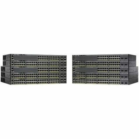 Cisco Catalyst 2960XR-48FPD-I Ethernet Switch - 48 Ports - Manageable - Gigabit Ethernet, 10 Gigabit Ethernet - 10/100/1000Base-T - Refurbished - 3 Layer Supported - Twisted Pair - PoE Ports - Rack-mo