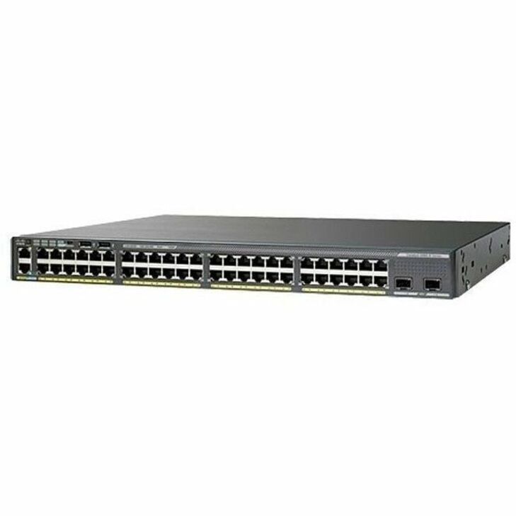 Cisco Catalyst 2960XR-48LPS-I Ethernet Switch - 48 Ports - Manageable - Gigabit Ethernet - 10/100/1000Base-T - Refurbished - 3 Layer Supported - 4 SFP Slots - Twisted Pair - PoE Ports - Rack-mountable