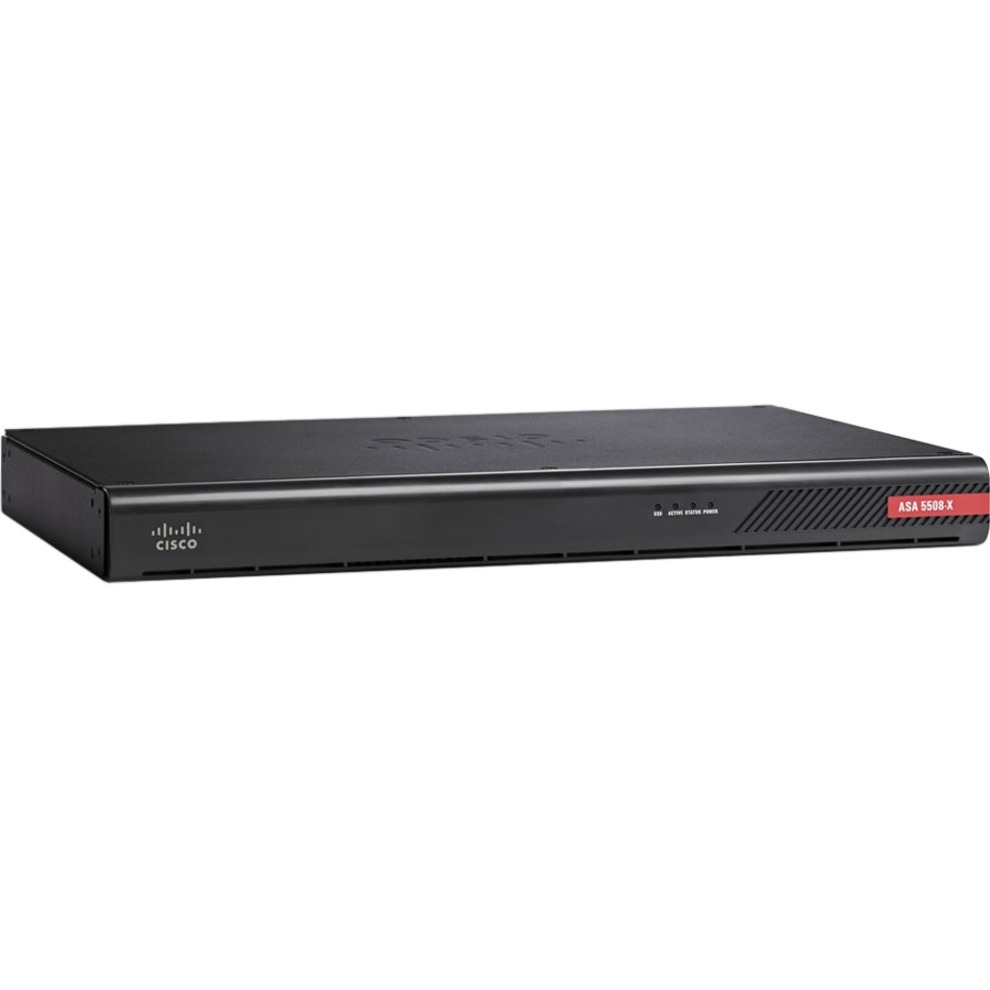 Cisco ASA 5508-X Network Security/Firewall Appliance - 8 Port - 10/100/1000Base-T - Gigabit Ethernet - 8 x RJ-45 - 1U - Rack-mountable