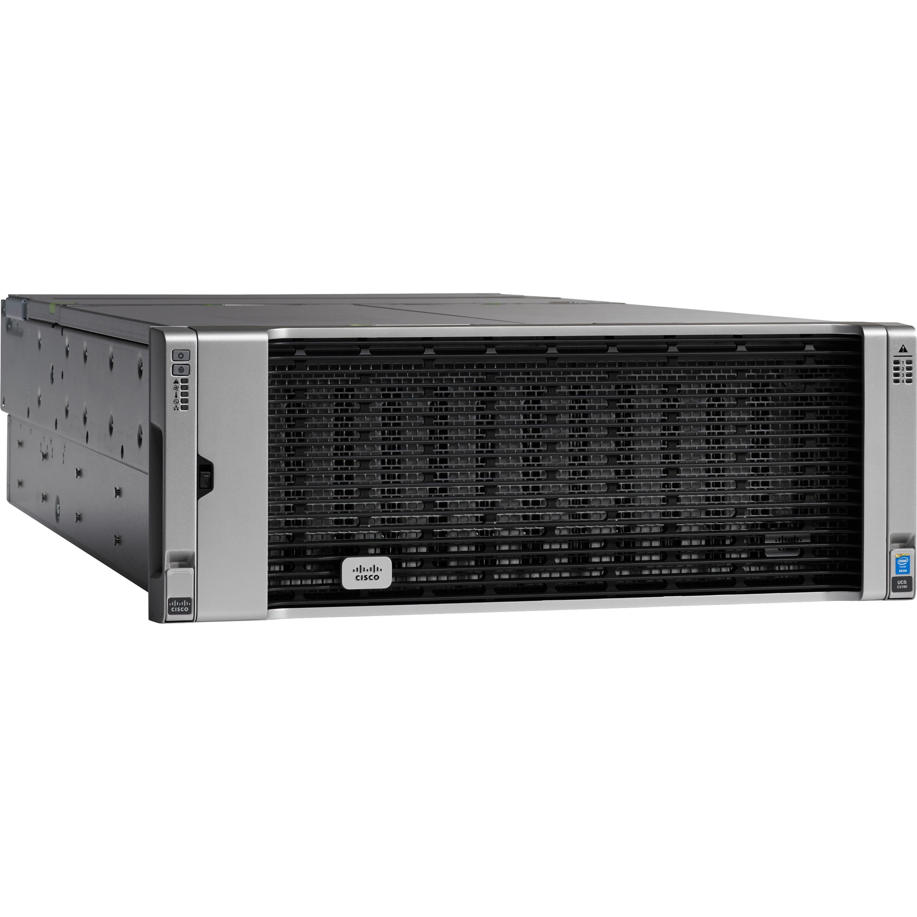 Cisco C3160 4U Rack Server - Xeon E5-2695 v2 2.40 GHz - 256 GB RAM - 12Gb/s SAS Controller - 2 Processor Support - 512 GB RAM Support - DDR3 SDRAM - 0, 1, 5, 6, 10, 50, 60 RAID Levels - Gigabit Ethern