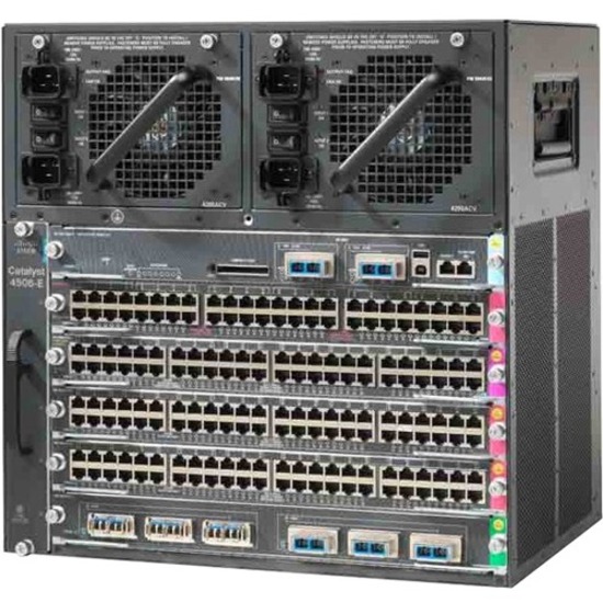 Cisco Catalyst 4506-E Switch Chassis - 6 Ports - Manageable - 3 Layer Supported - 10U - Lifetime Limited Warranty