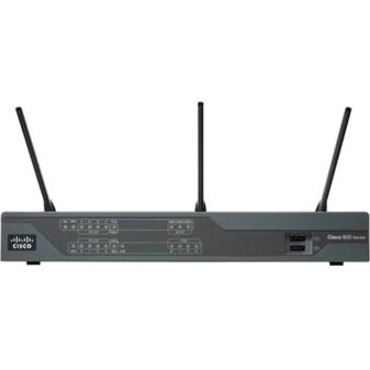 Cisco 892FW Wi-Fi 4 IEEE 802.11n Ethernet Wireless Integrated Services Router - Refurbished - 2.40 GHz ISM Band - 5 GHz UNII Band - 2 x Antenna - 6.75 MB/s Wireless Speed - 8 x Network Port - 2 x Broa