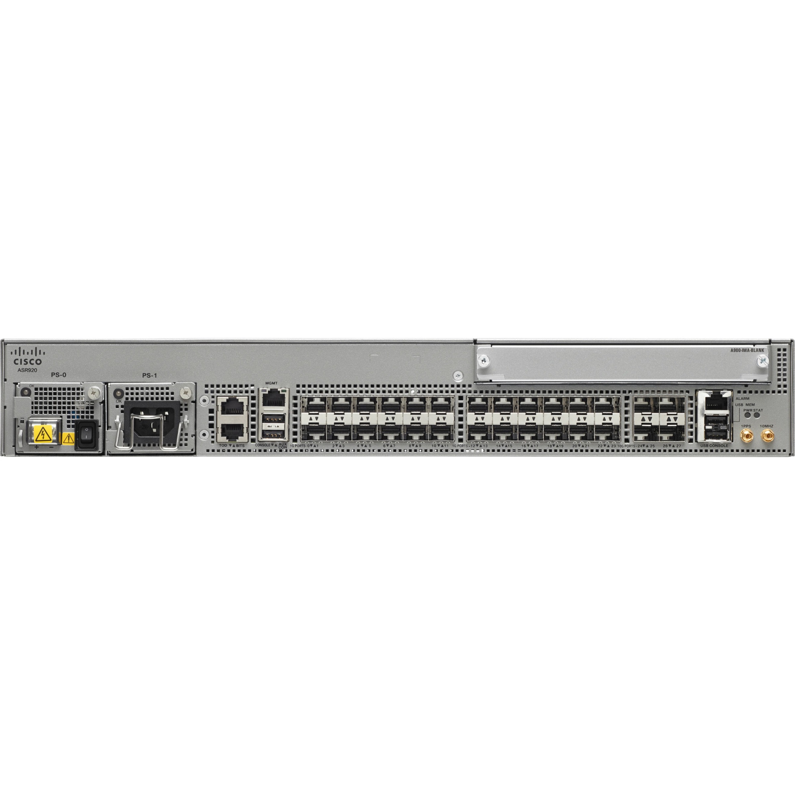 Cisco ASR-920-24SZ-IM Router - T-carrier/E-carrier - Management Port - 28 - 10 Gigabit Ethernet - 1.5U - Rack-mountable