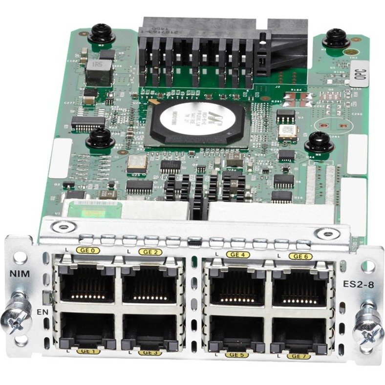 Cisco 8-Port Gigabit Ethernet Switch NIM - For Data Networking, Optical Network - 8 x Expansion Slots - SFP (mini-GBIC)