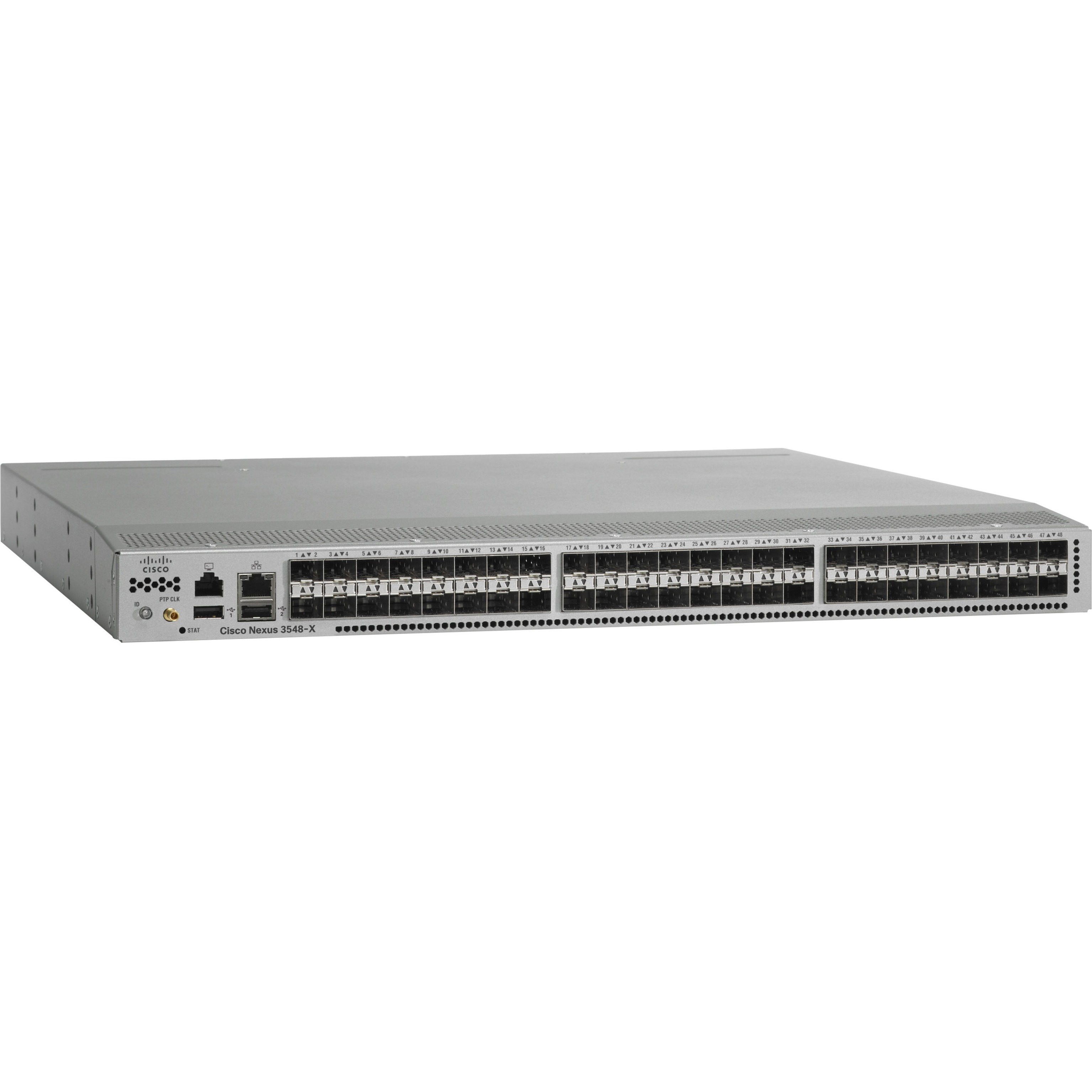 Cisco Nexus 3548x Layer 3 Switch - Manageable - 10 Gigabit Ethernet - 10GBase-X - 3 Layer Supported - Optical Fiber - 1U - Rack-mountable - 1 Year Limited Warranty