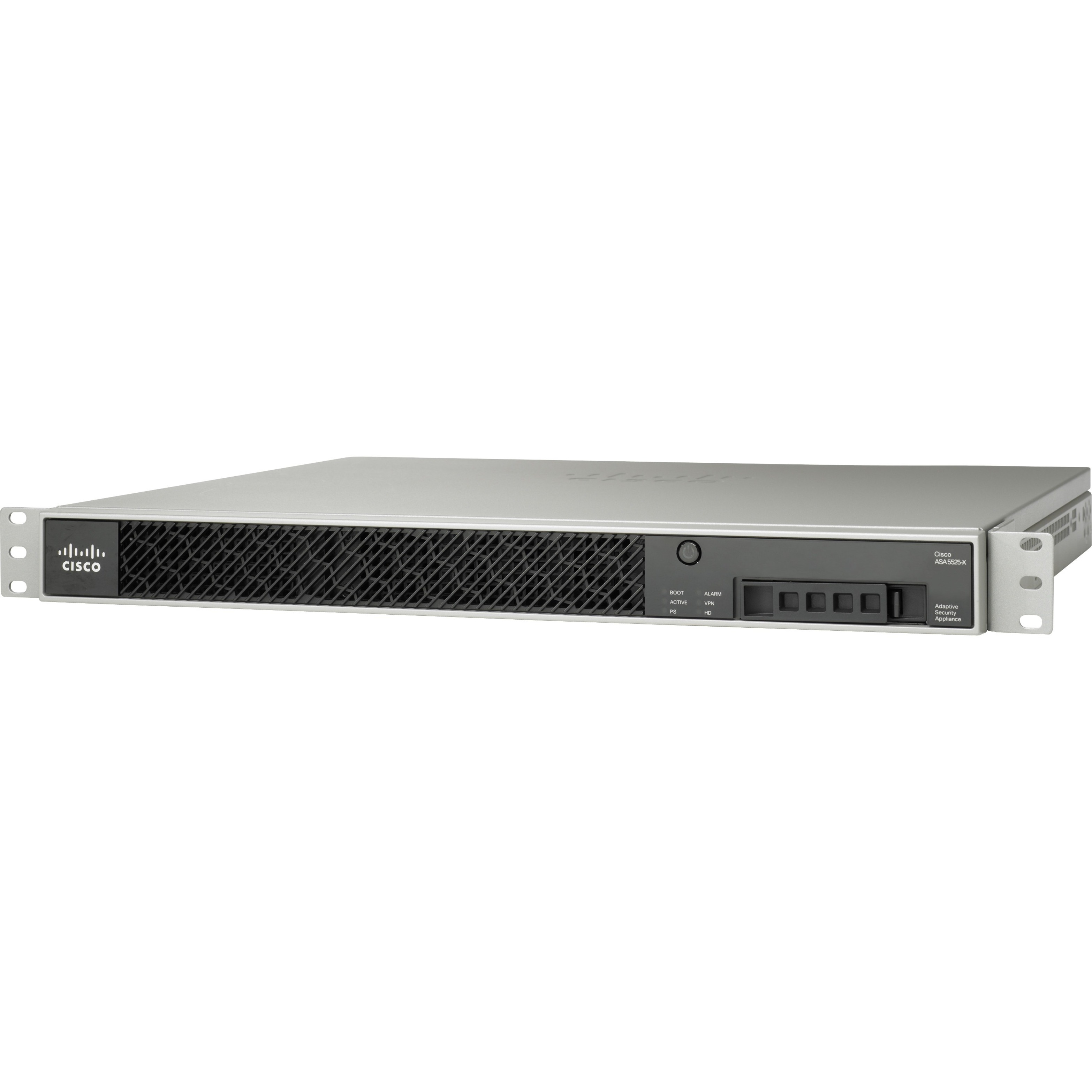 Cisco ASA 5525-X Network Security/Firewall Appliance - 8 Port - 1000Base-T - Gigabit Ethernet - 3DES, AES - 8 x RJ-45 - 6 Total Expansion Slots - 1U - Rack-mountable
