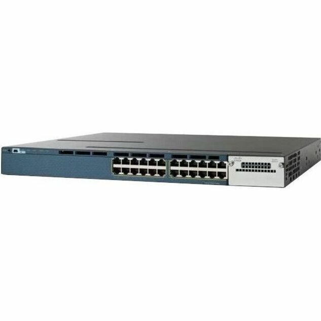 Cisco Catalyst 3560X-24T-S Switch - 24 Ports - Manageable - Gigabit Ethernet - 10/100/1000Base-T - 2 Layer Supported - Modular - 350 W Power Consumption - Twisted Pair - 1U - Rack-mountable, Standalon