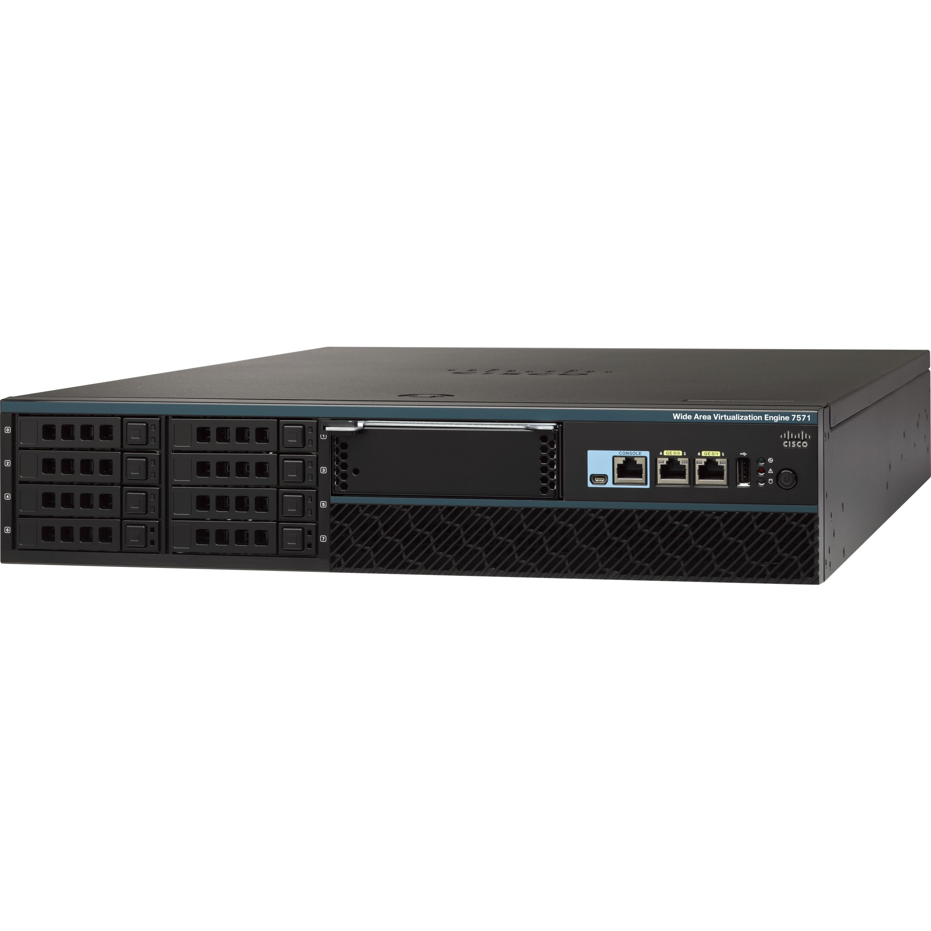 Cisco WAVE-7571 Application Acceleration Appliance - Refurbished - 2 RJ-45 - 1 Gbit/s - Gigabit Ethernet - 1 x Expansion Slots - Manageable - 48 GB Standard Memory - 2U High - Rack-mountable