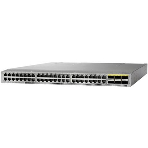 Cisco Nexus 9372TX Switch - 48 Ports - Manageable - 10 Gigabit Ethernet, 40 Gigabit Ethernet - 10GBase-T, 40GBase-X - Refurbished - 3 Layer Supported - Twisted Pair, Optical Fiber - 1U - Rack-mountabl