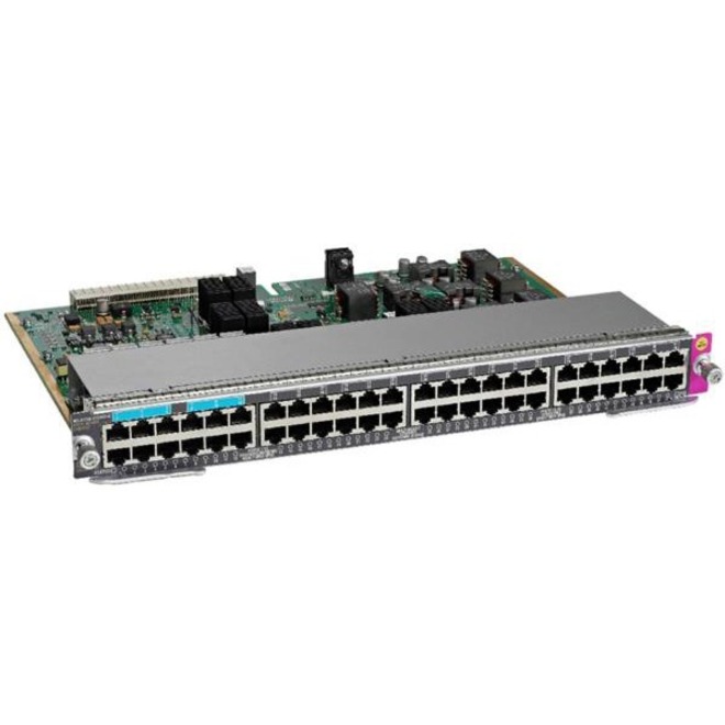Cisco Expansion Module - For Data Networking - 36 x RJ-45 10/100/1000Base-T UPoE LAN, 12 x RJ-45 10GBase-T UPoE LAN - Twisted PairGigabit Ethernet, 10 Gigabit Ethernet - 10/100/1000Base-T, 10GBase-T -