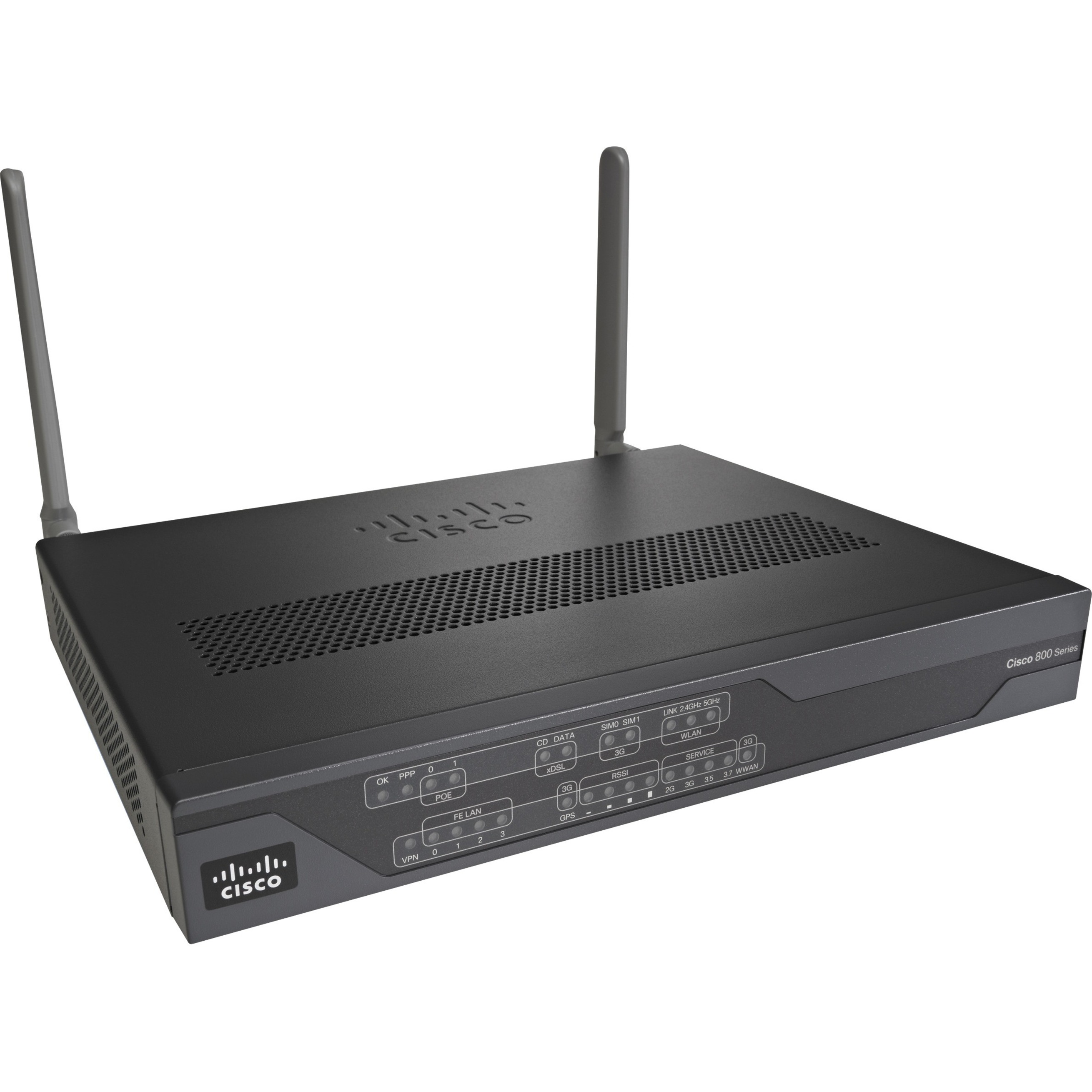 Cisco 881V Multi Service Router - ISDN - Refurbished - 12 Ports - Management Port - Fast Ethernet - Desktop - 1 Year