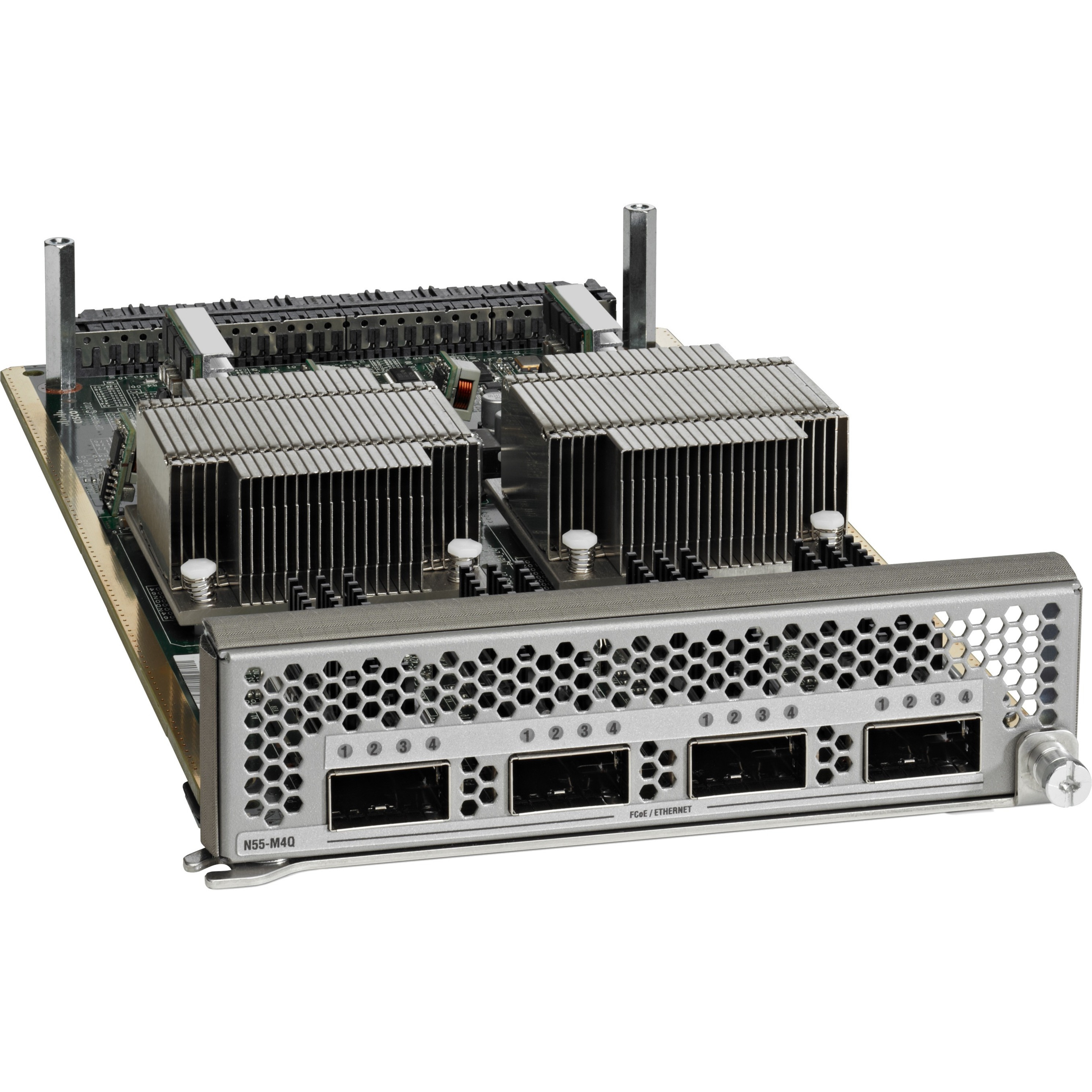 Cisco 4-Port QSFP Expansion Module - For Data Networking, Optical Network - 4 x Expansion Slots - QSFP