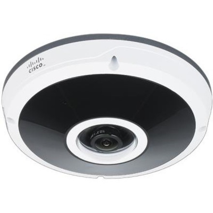 Cisco 7070 5 Megapixel HD Network Camera - Color, Monochrome - Dome - MJPEG, H.264 - 1920 x 1080 Fixed Lens - CMOS - Wall Mount