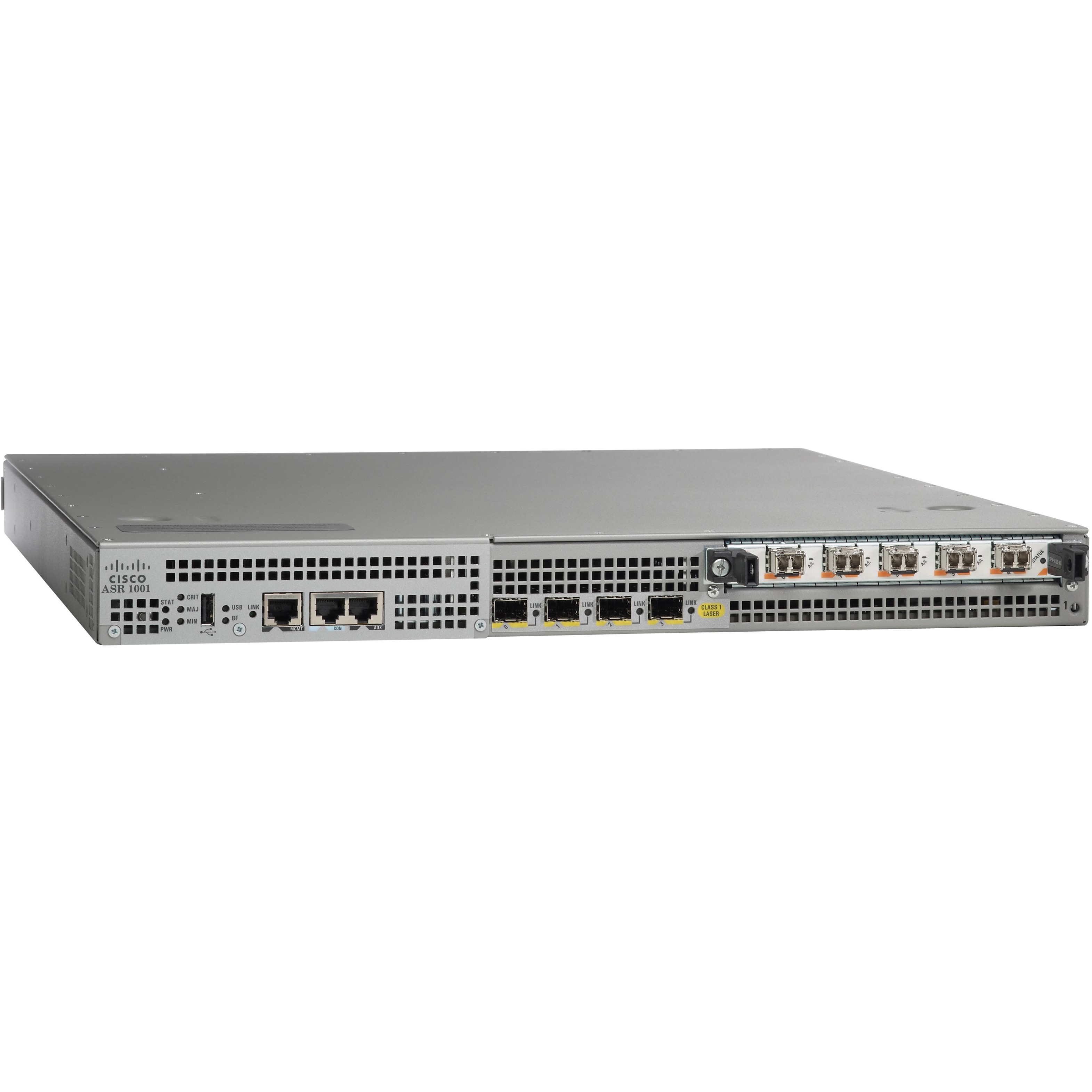 Cisco 1001 Aggregation Services Router - Refurbished - Management Port - 6 - Gigabit Ethernet - 1U - Rack-mountable - 90 Day
