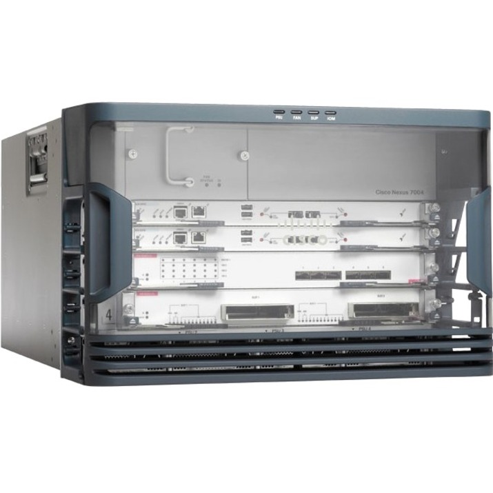 Cisco 7004 Switch Chassis - Manageable - Refurbished - 2 Layer Supported - Modular - 7U - Rack-mountable - 1 Year Limited Warranty