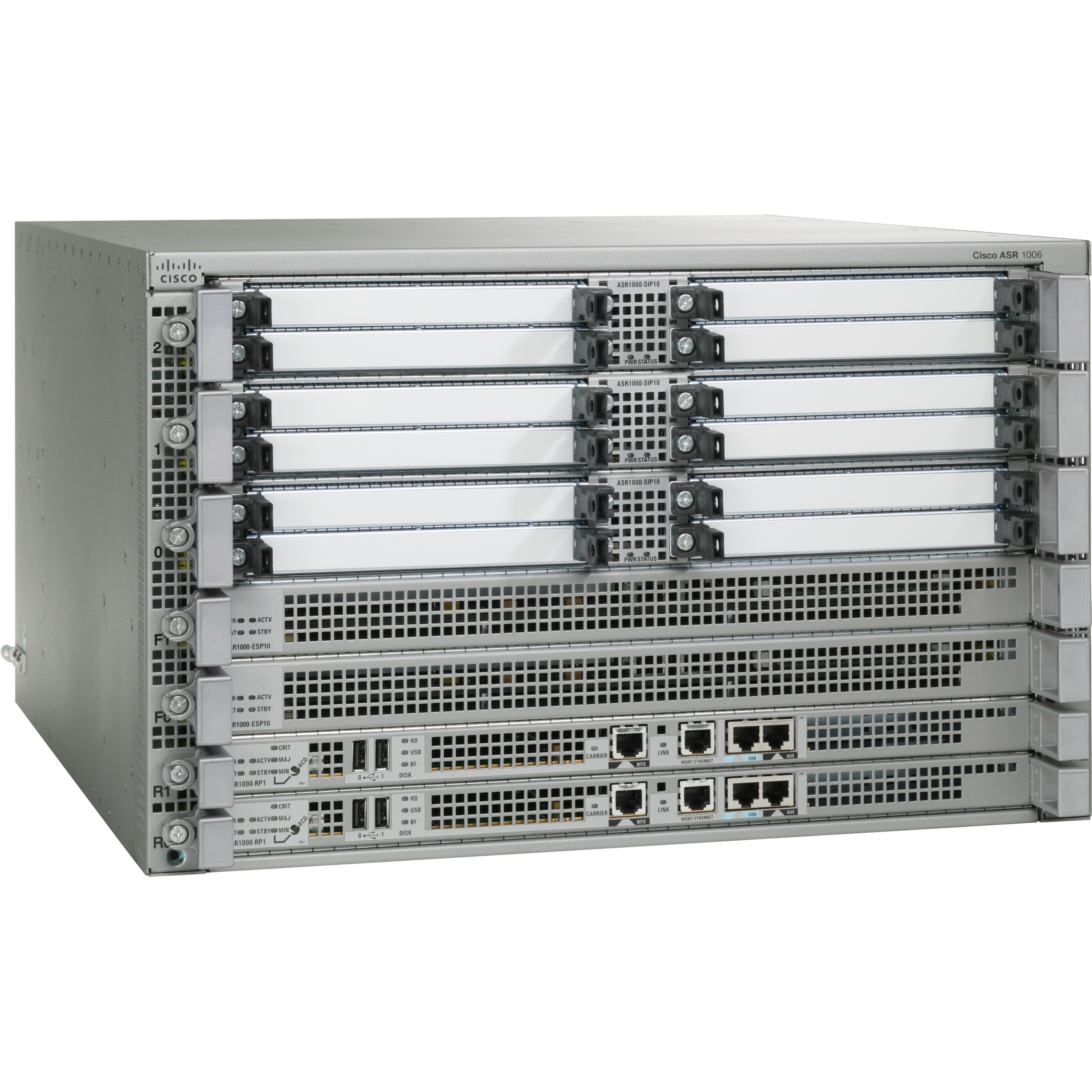 Cisco ASR 1006 Router - Refurbished - 19 - Rack-mountable - 90 Day