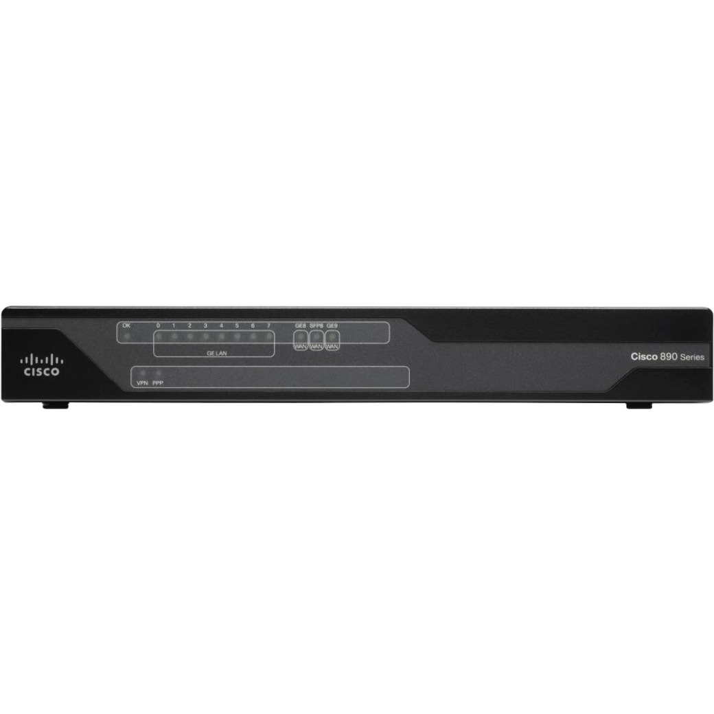 Cisco 898 G.SHDSL ATM/EFM Multi-mode & 1GE/SFP Sec Router - DSL - Refurbished - 9 Ports - Management Port - 1 - Gigabit Ethernet - SHDSL - Desktop - 1 Year