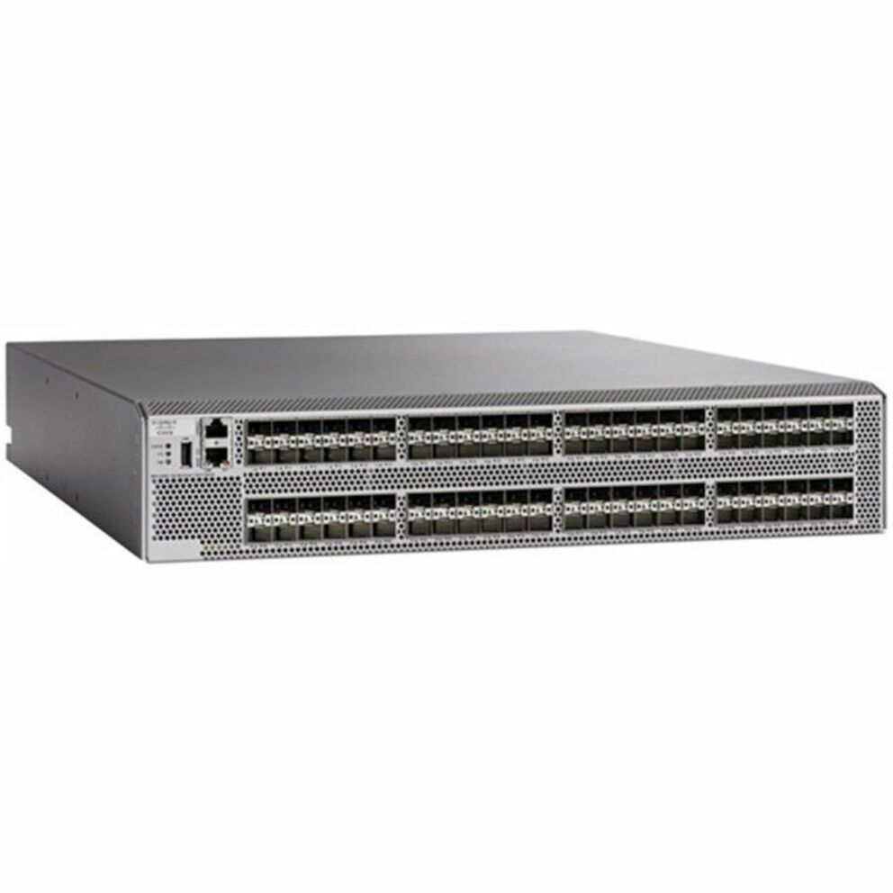 Cisco MDS 9396S 16G Multilayer Fabric Switch - 96 Ports - 16 Gbit/s - 96 Fiber Channel Ports - Gigabit Ethernet - 48 x Total Expansion Slots - SFP - Manageable - Rack-mountable - 2U - Redundant Power 