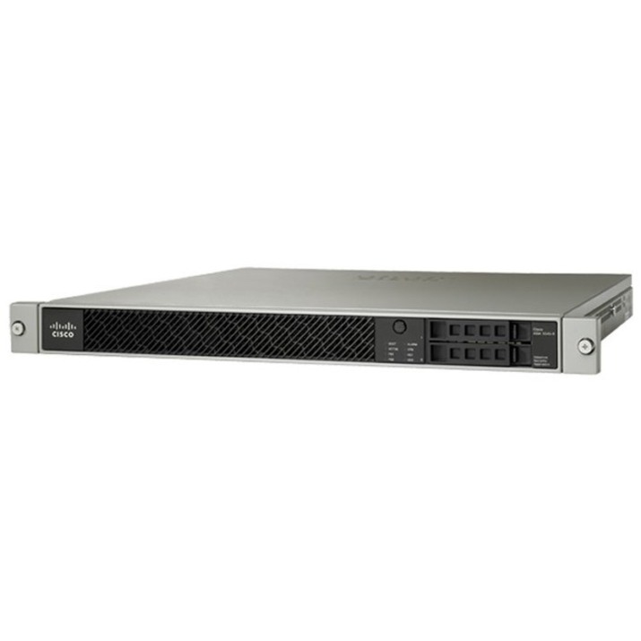 Cisco ASA 5545-X with FirePOWER Services - 8 Port - 10/100/1000Base-T, 1000Base-X - Gigabit Ethernet - DES - 8 x RJ-45 - 6 Total Expansion Slots - 1U - Rack-mountable