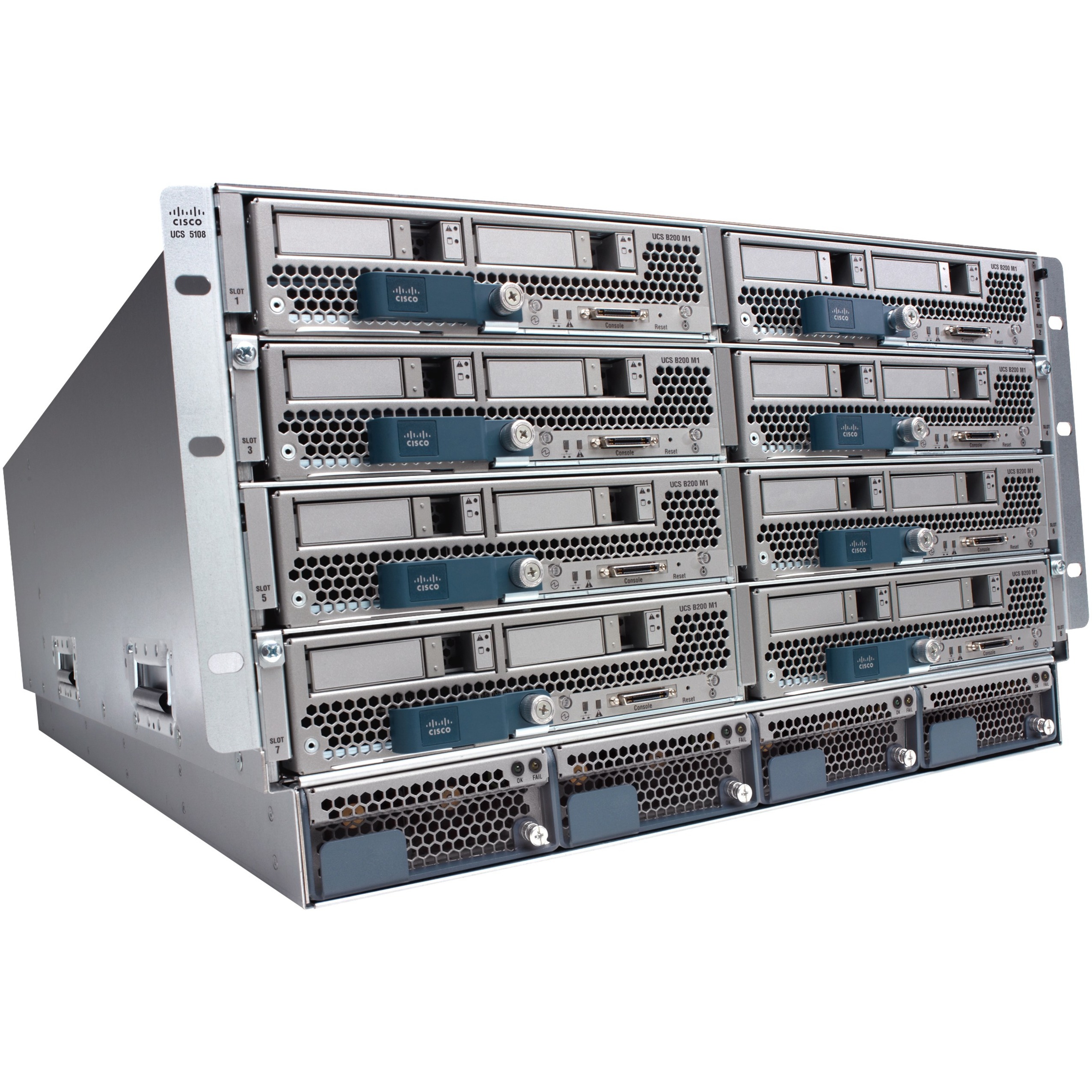 Cisco SmartPlay Select 5108 AC Classic Chassis - Rack-mountable - 6U - 4 x 2500 W - Power Supply Installed - 2x Slot(s)