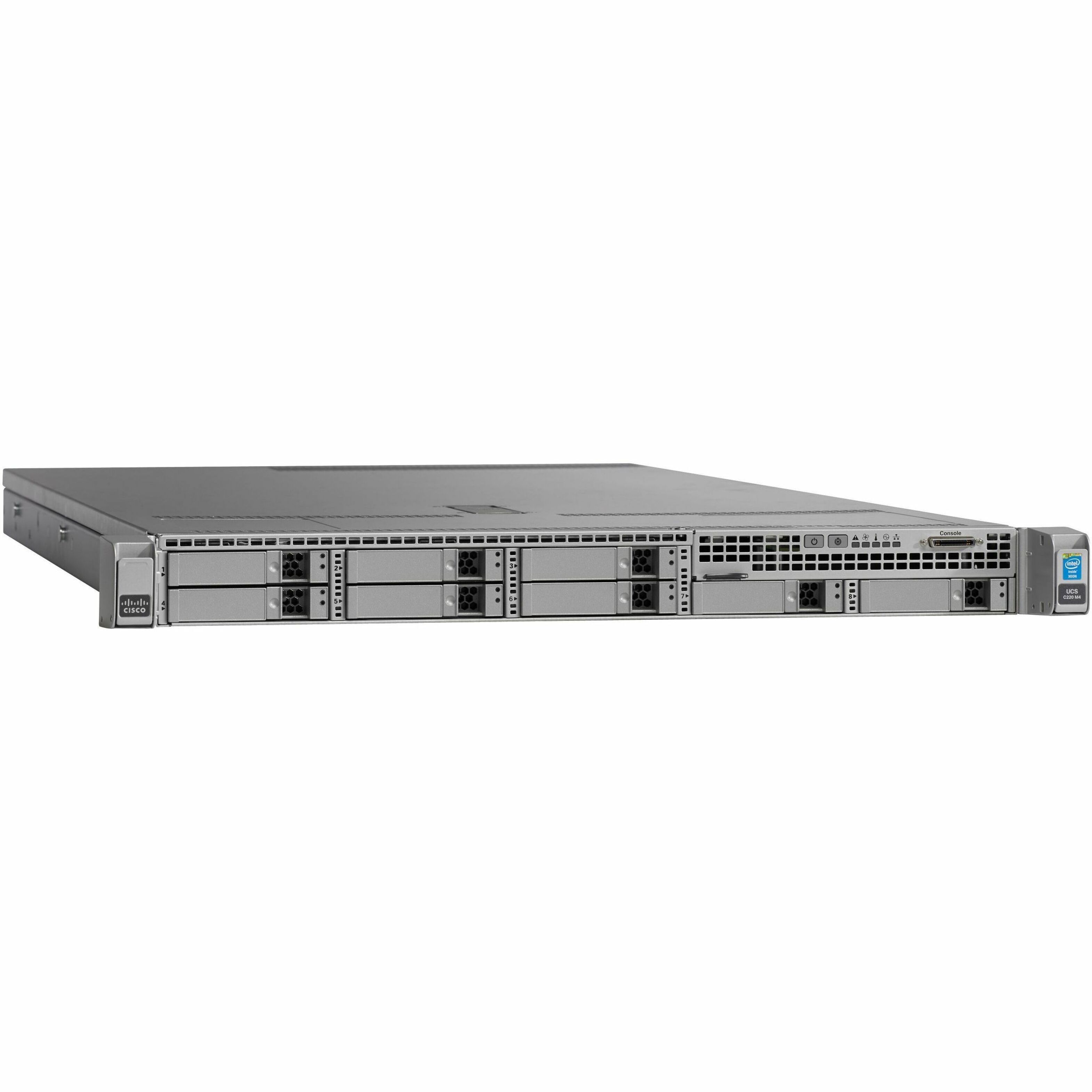 Cisco C220 M4 1U Small Form Factor Server - 2 Xeon E5-2670 v3 2.30 GHz - vPro Technology - 128 GB RAM - Serial ATA/600 Controller - Intel C610 Chip - 2 Processor Support - 1.50 TB RAM Support - DDR4 S