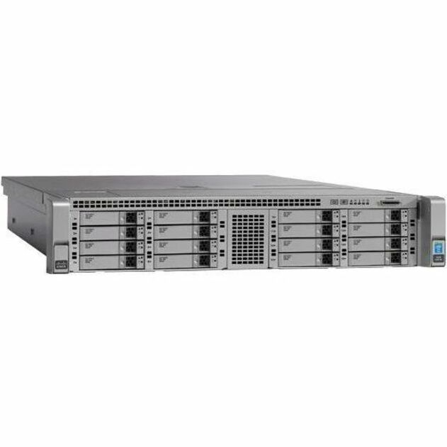 Cisco C240 M4 2U Small Form Factor Server - 2 Xeon E5-2680 v3 2.50 GHz - 256 GB RAM - Serial ATA/600 Controller - Intel C610 Chip - 2 Processor Support - 1.50 TB RAM Support - DDR4 SDRAM Up to 8 MB Gr